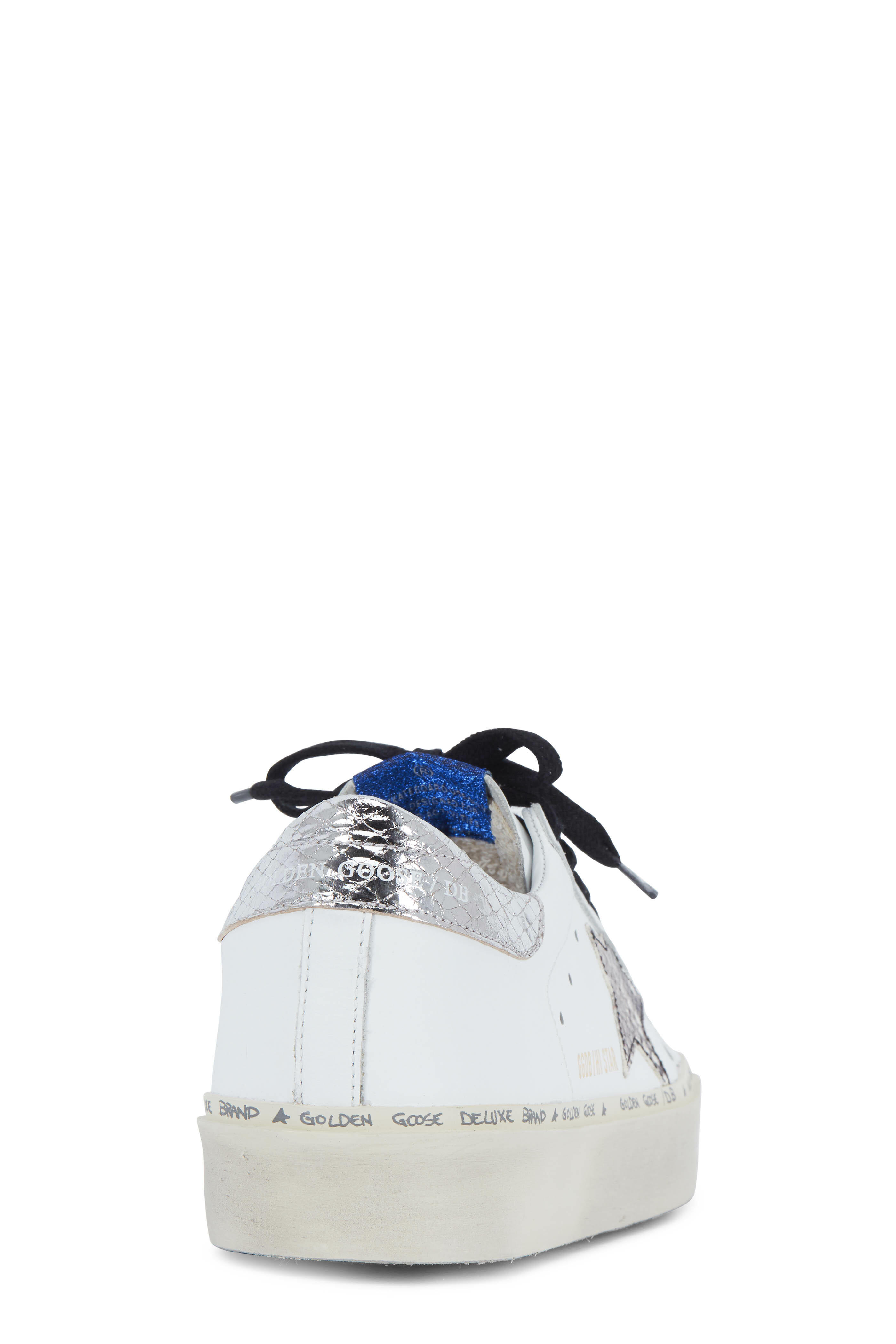 スニーカー Golden  Hi Star Sneakers Golden Goose Hi Star Sneaker White, Black Gold Glitter NIB