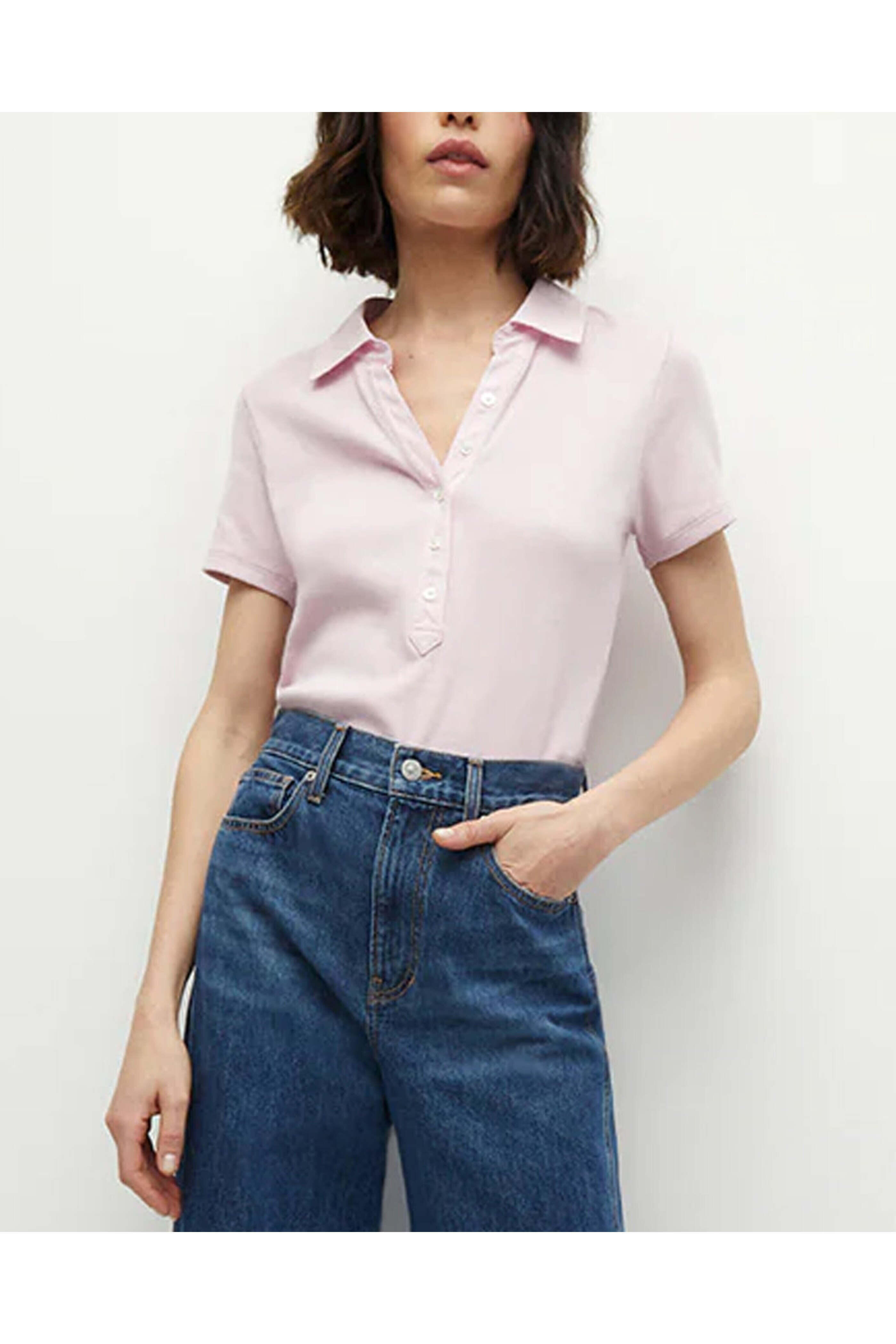 Veronica Beard - Barely Orchid Kearney Tee