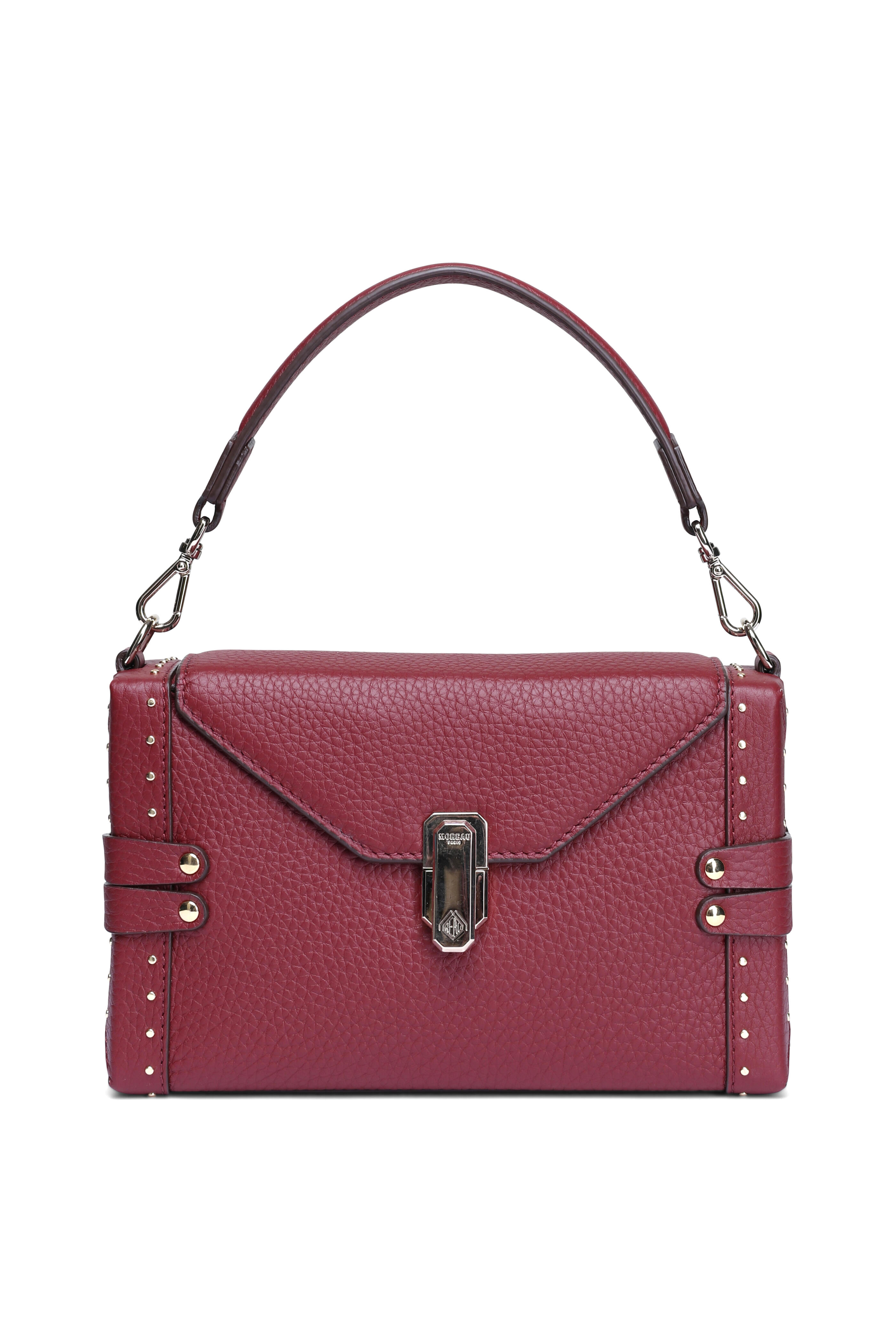 MOREAU PARIS モローパリ 【美品】VICTORIA ヴィクトリア ミニ トランク ポシェット MOREAU PARIS ヴィクトリア ミニ トランク ショルダーバッグ ホワイト