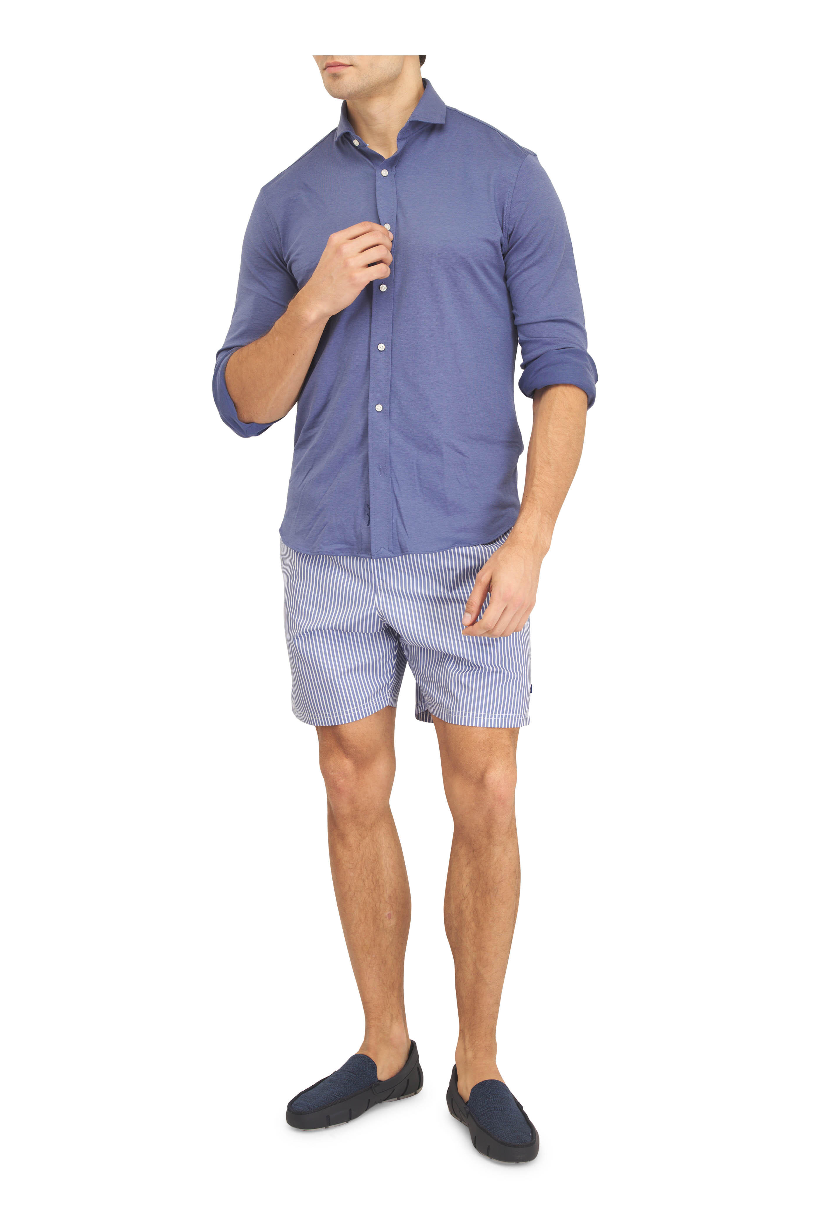 Greyson - Flacon Blue Active Dress Shirt
