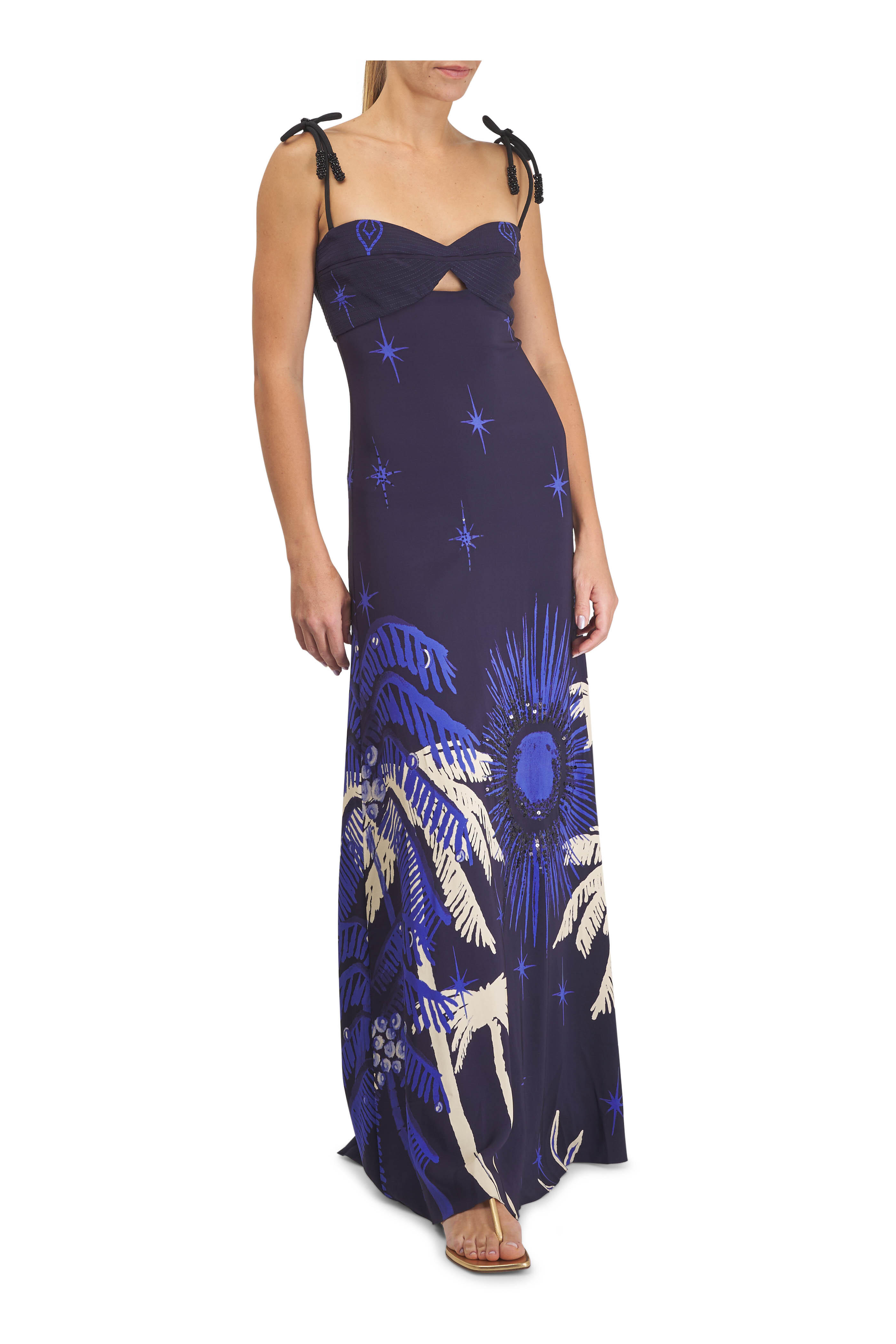 Gianvito Rossi - Juno Gold Metallic Leather Sandal