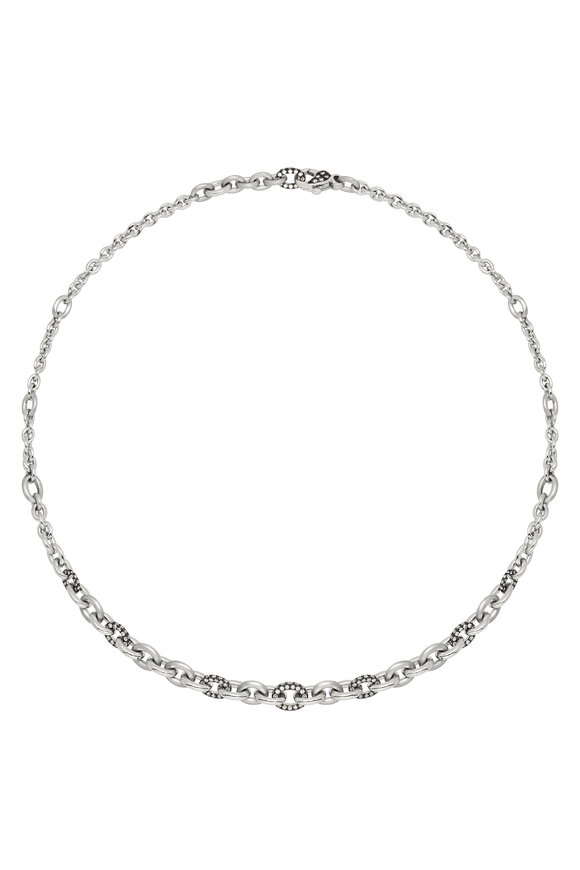 Mariani 18k White Gold Diamond Necklace
