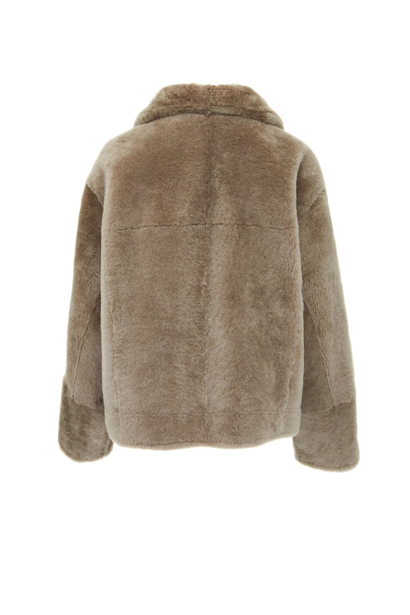 Brunello Cucinelli - Reversible Leather & Shearling Jacket 