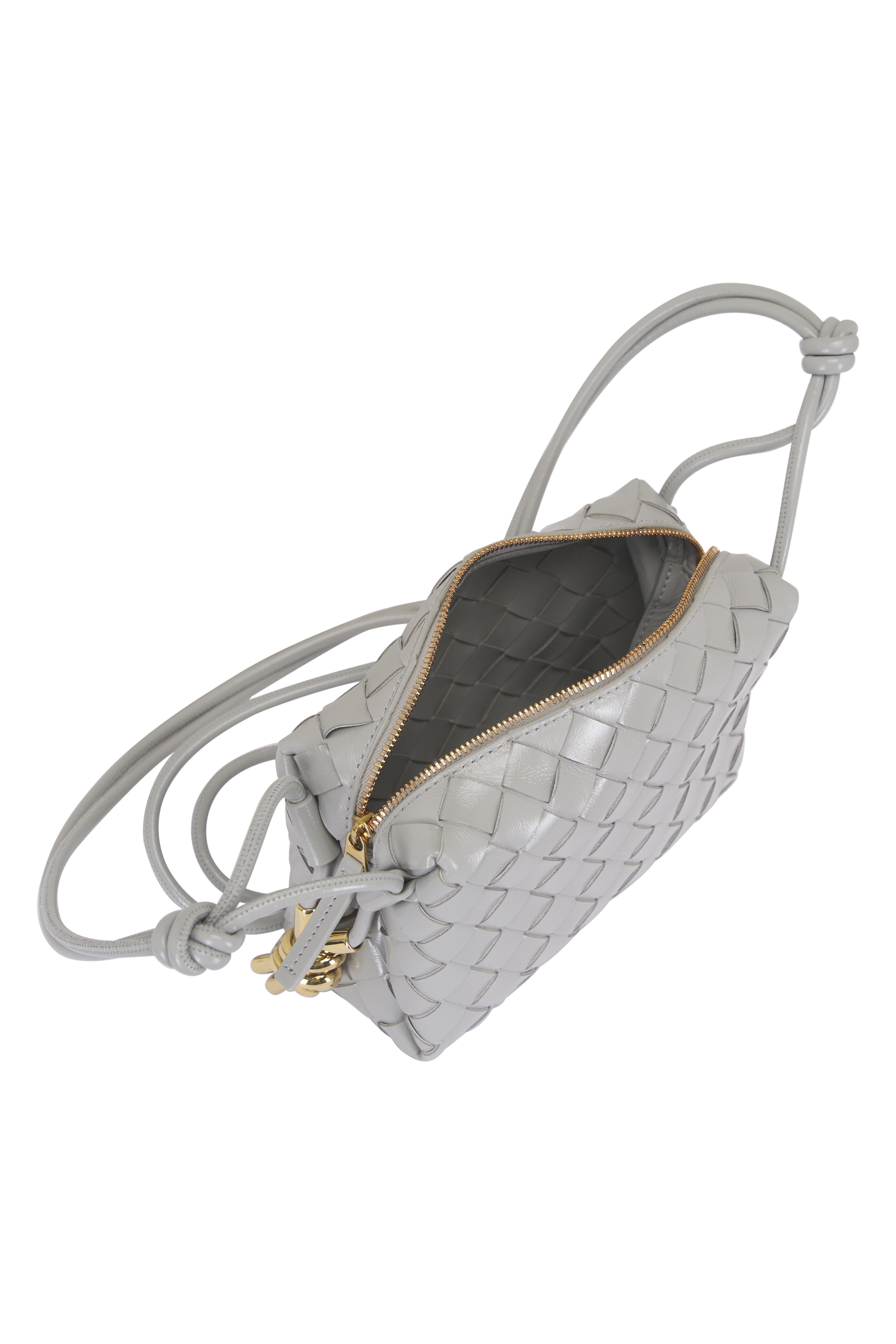 Bottega Veneta - Mini Loop Agate Leather & Metal Crossbody