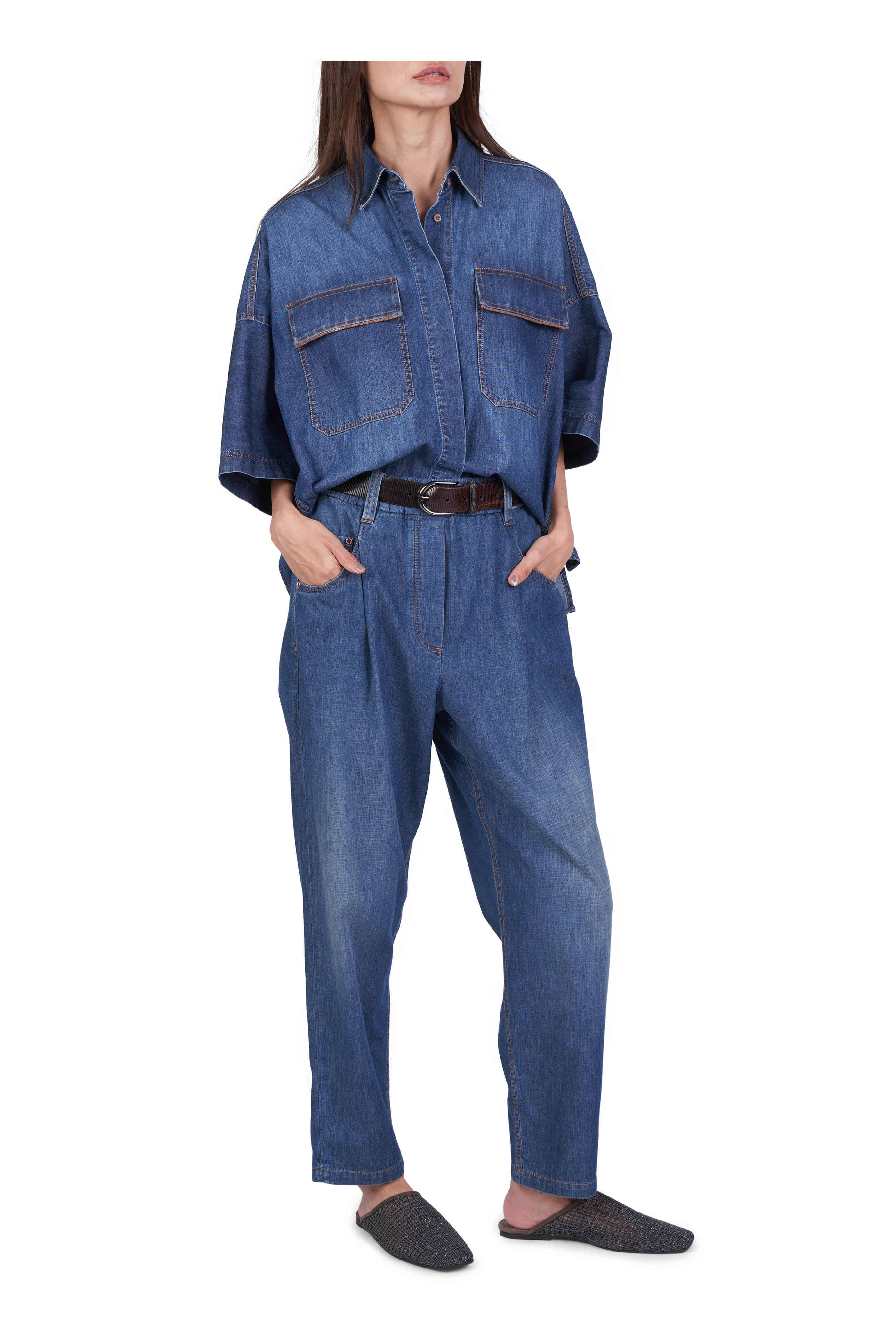 Brunello Cucinelli - Lightweight Denim Shirt