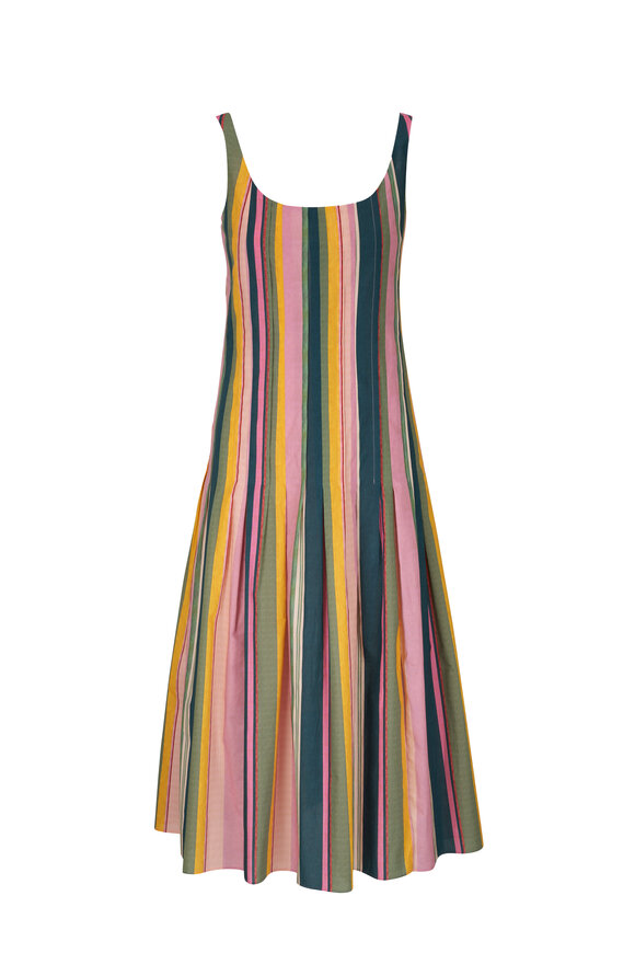 Akris Punto Circle Loop Embroidery Midi Dress — UFO No More