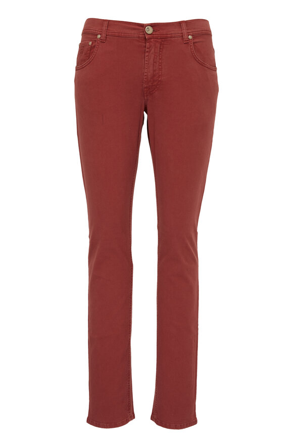 Corneliani - Haiti Plus Mattone Classic Slim Fit Jean