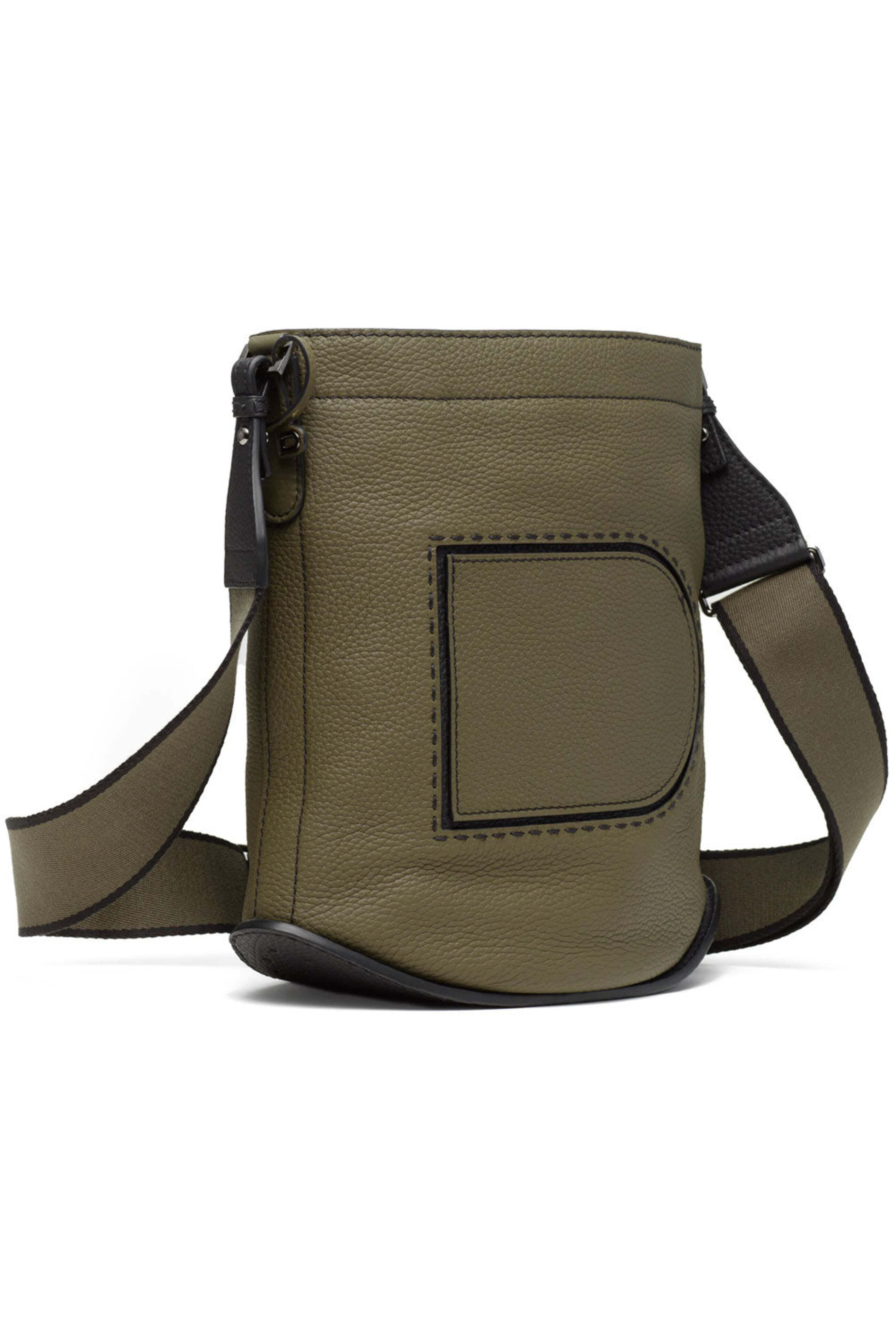 Delvaux - Pin Daily Surpique in Kaki Noir