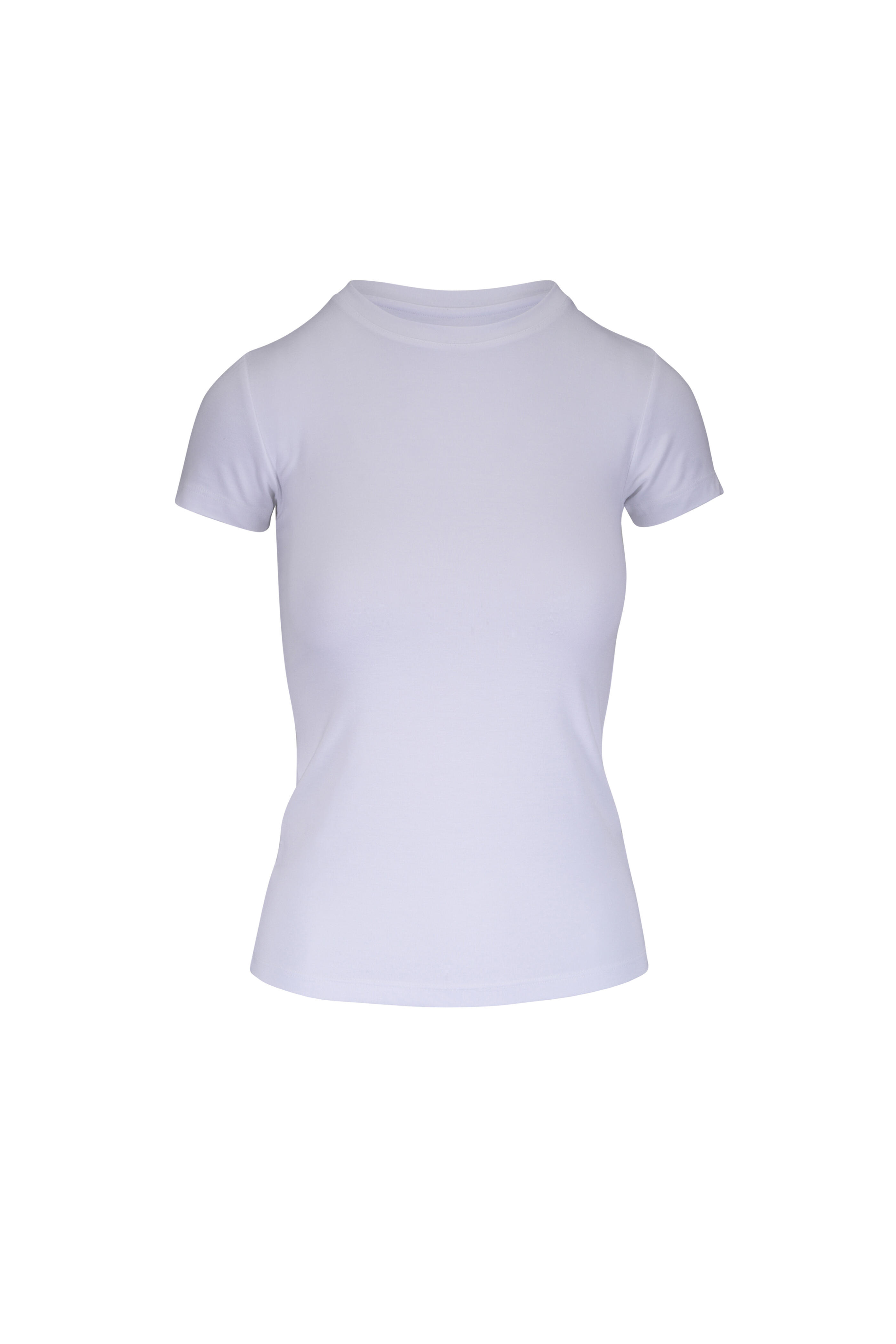 L'Agence - Ressie White Crewneck T-Shirt