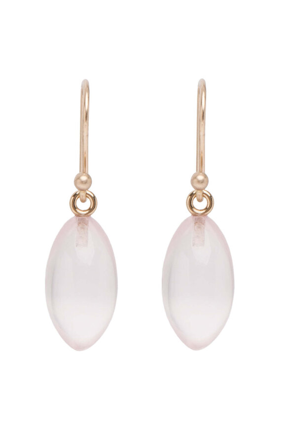 Ted Muehling Rose Quartz Berry Earrings