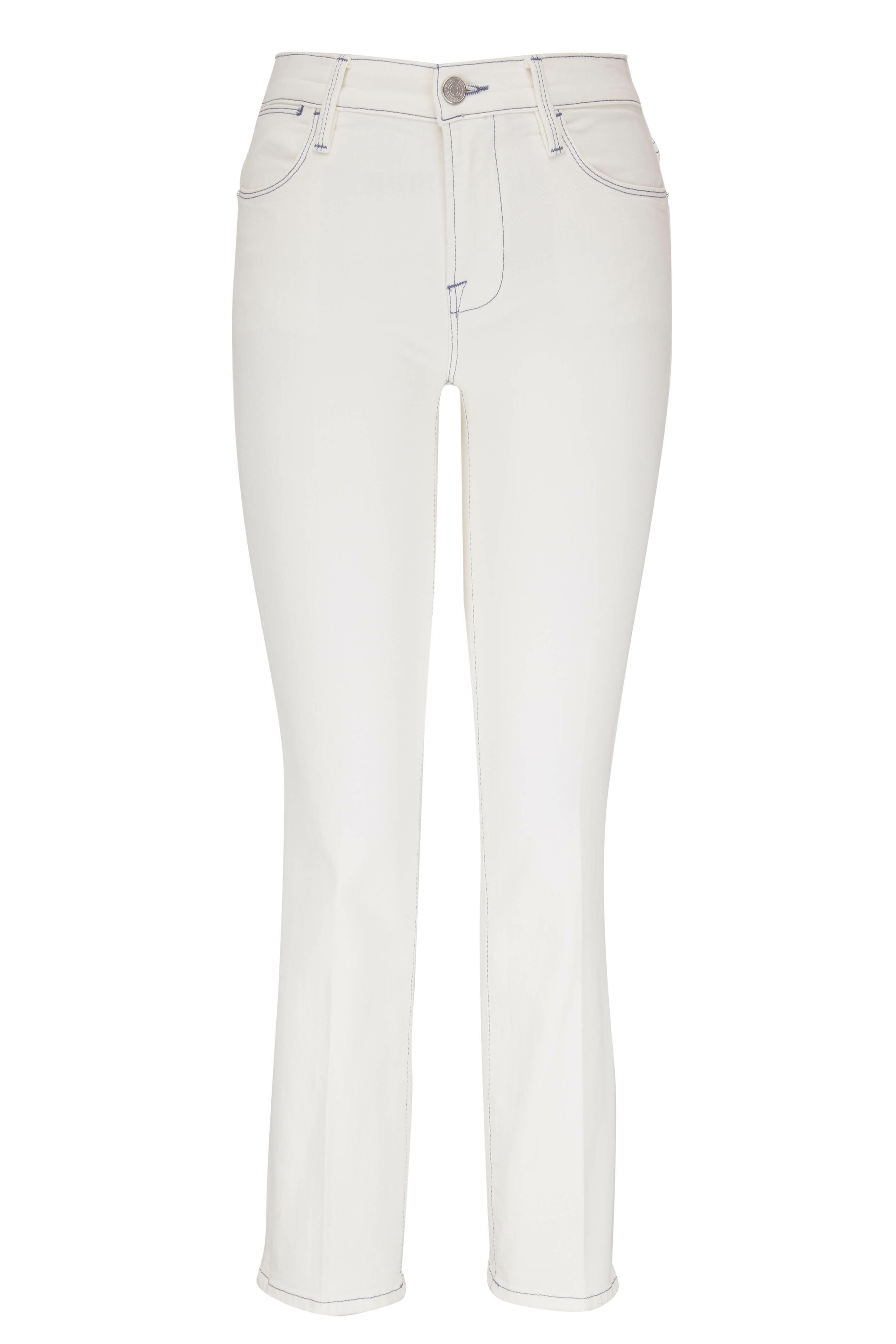 Frame - Le High Chalk Cliff Straight Jean