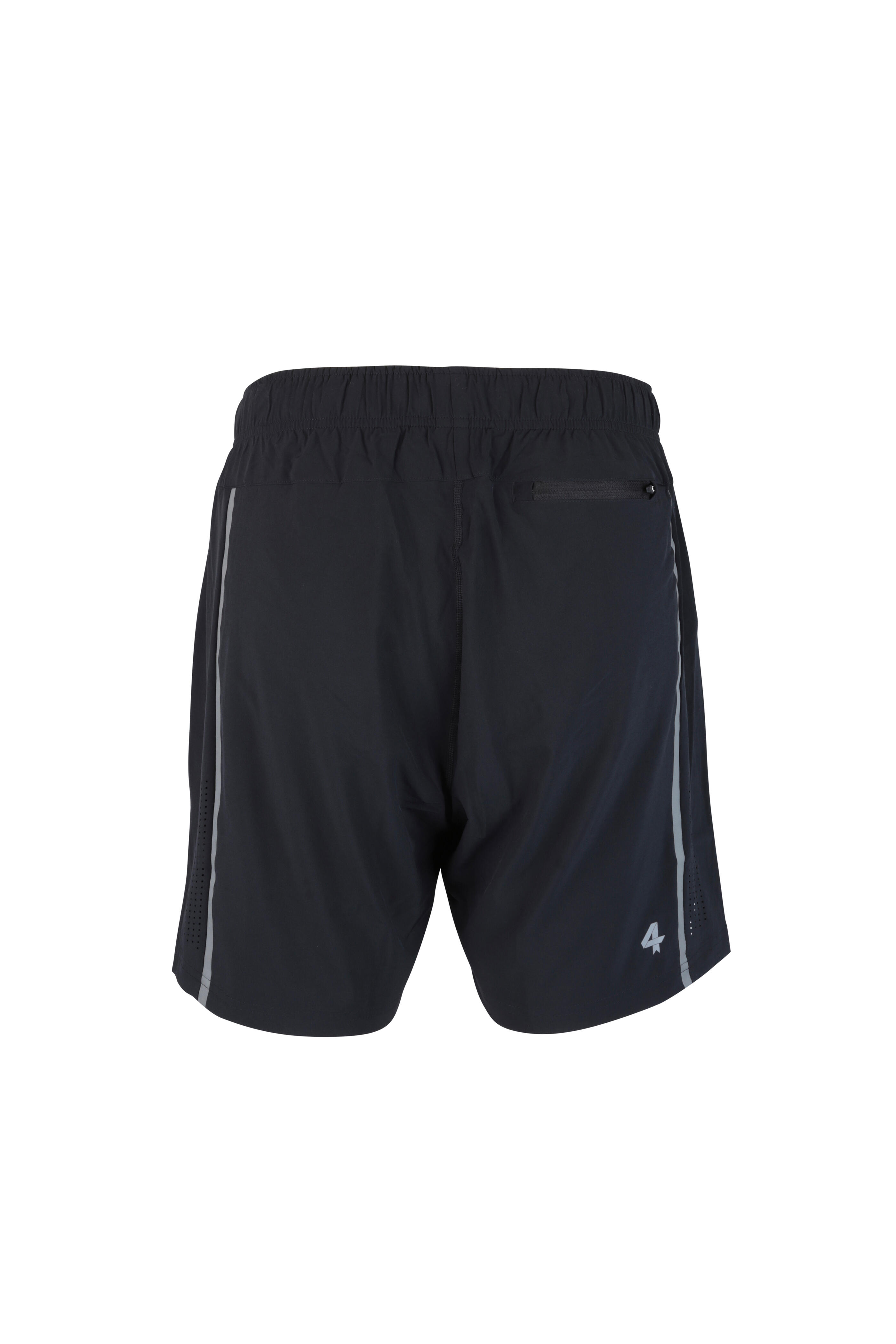 Fourlaps - Bolt Solid Black Performance Shorts | Mitchell Stores