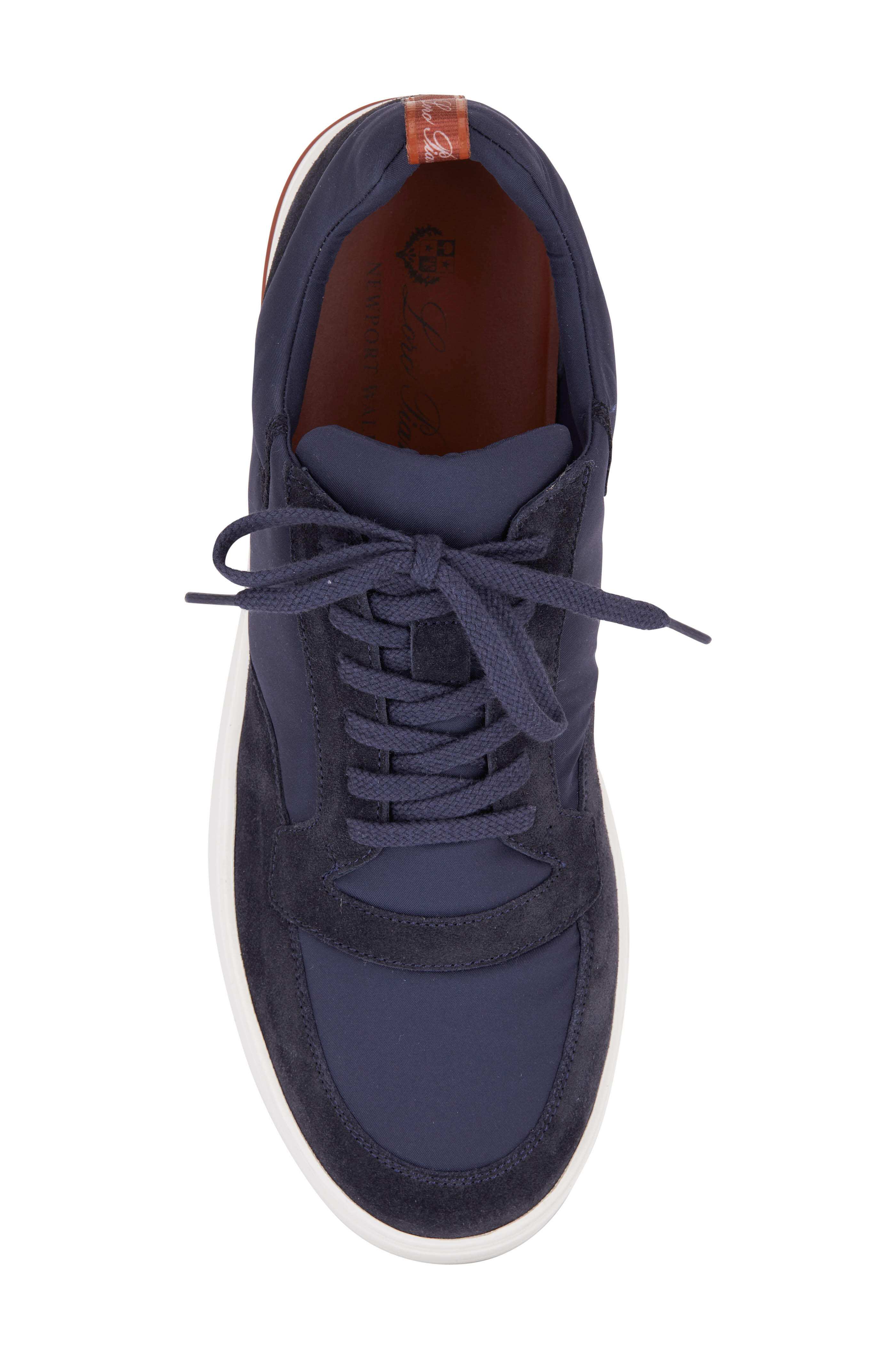 Loro Piana - Newport Walk Wish Navy Sneaker | Mitchell Stores