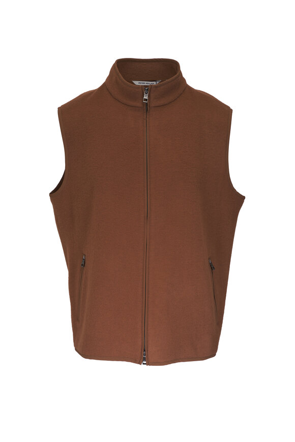 Peter Millar - Crown Flex Hazel Wood Wool Fleece Vest 