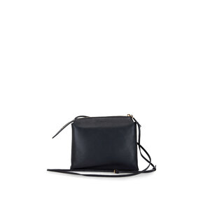 The Row - Black Smooth Calfskin Nu Twin Mini Crossbody