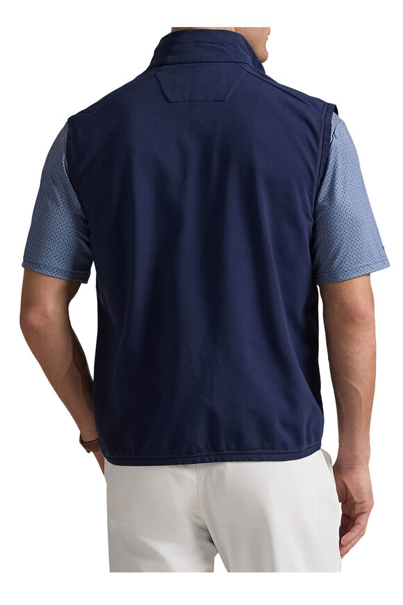 RLX Ralph Lauren Navy Blue Tech Terry Vest - view 4