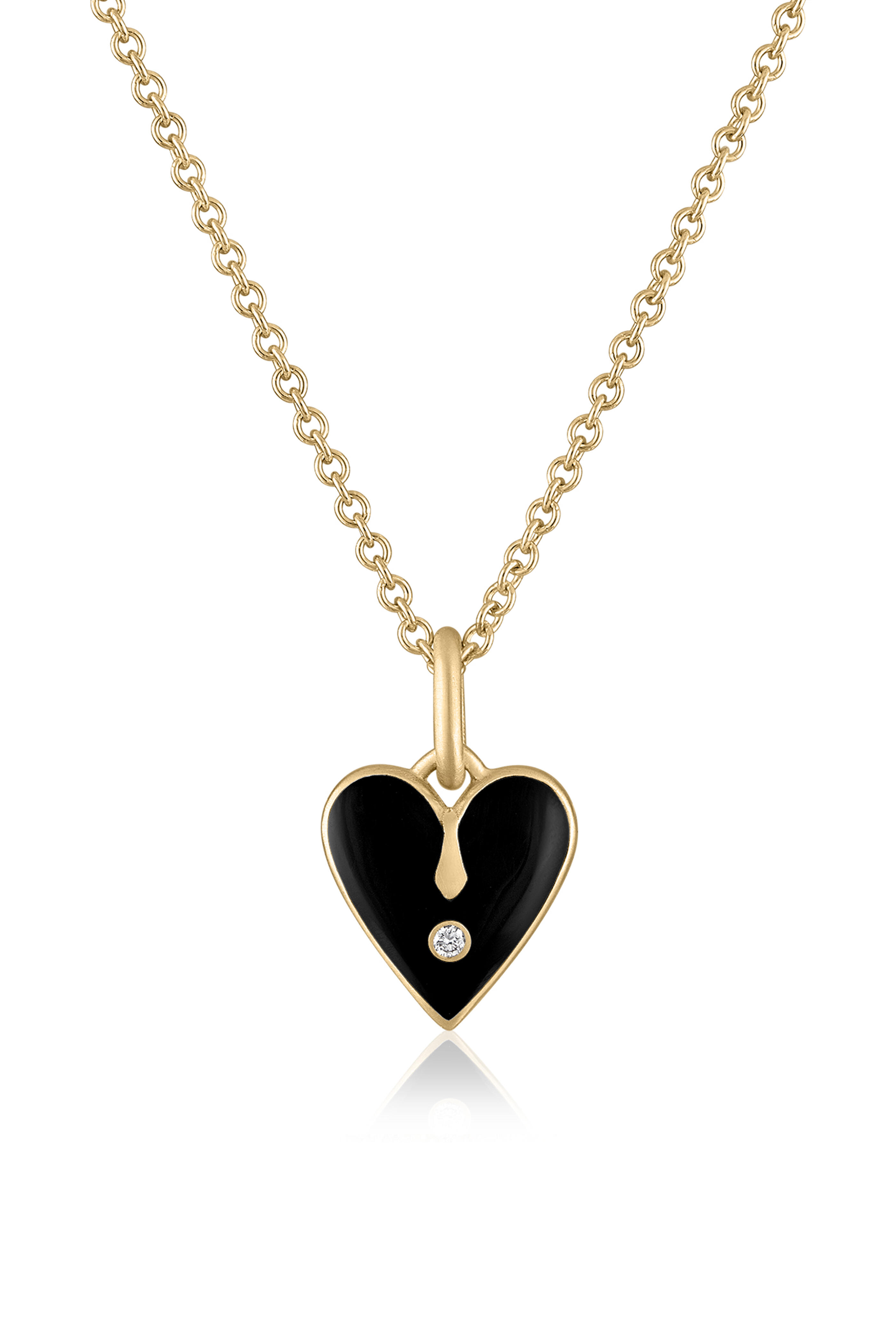 Loriann - 14k Yellow Gold Isabella Heart Pendant