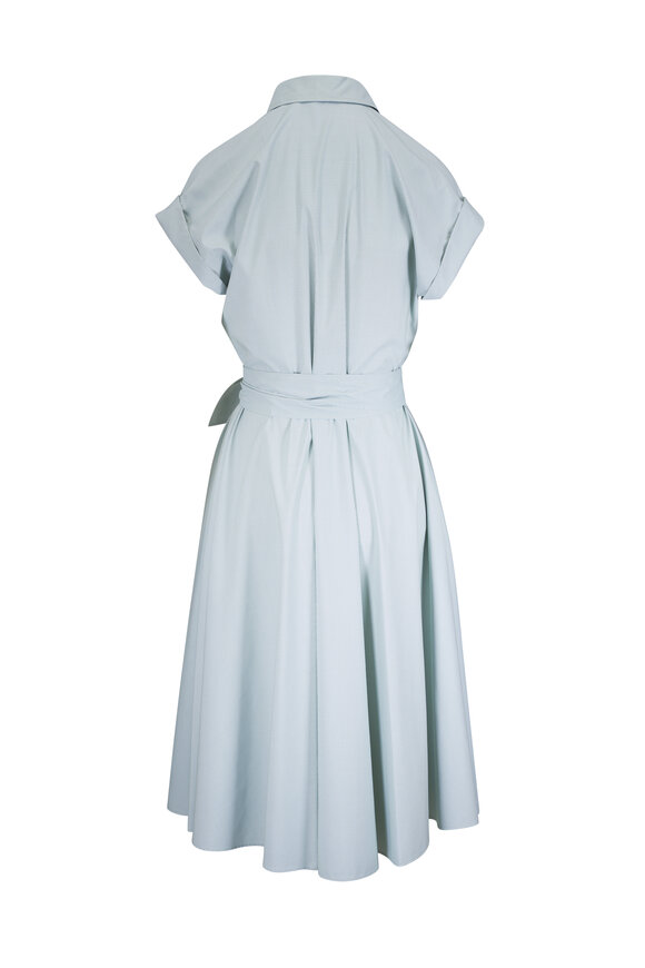 Kiton Green Mini Check Shirtdress - view 2