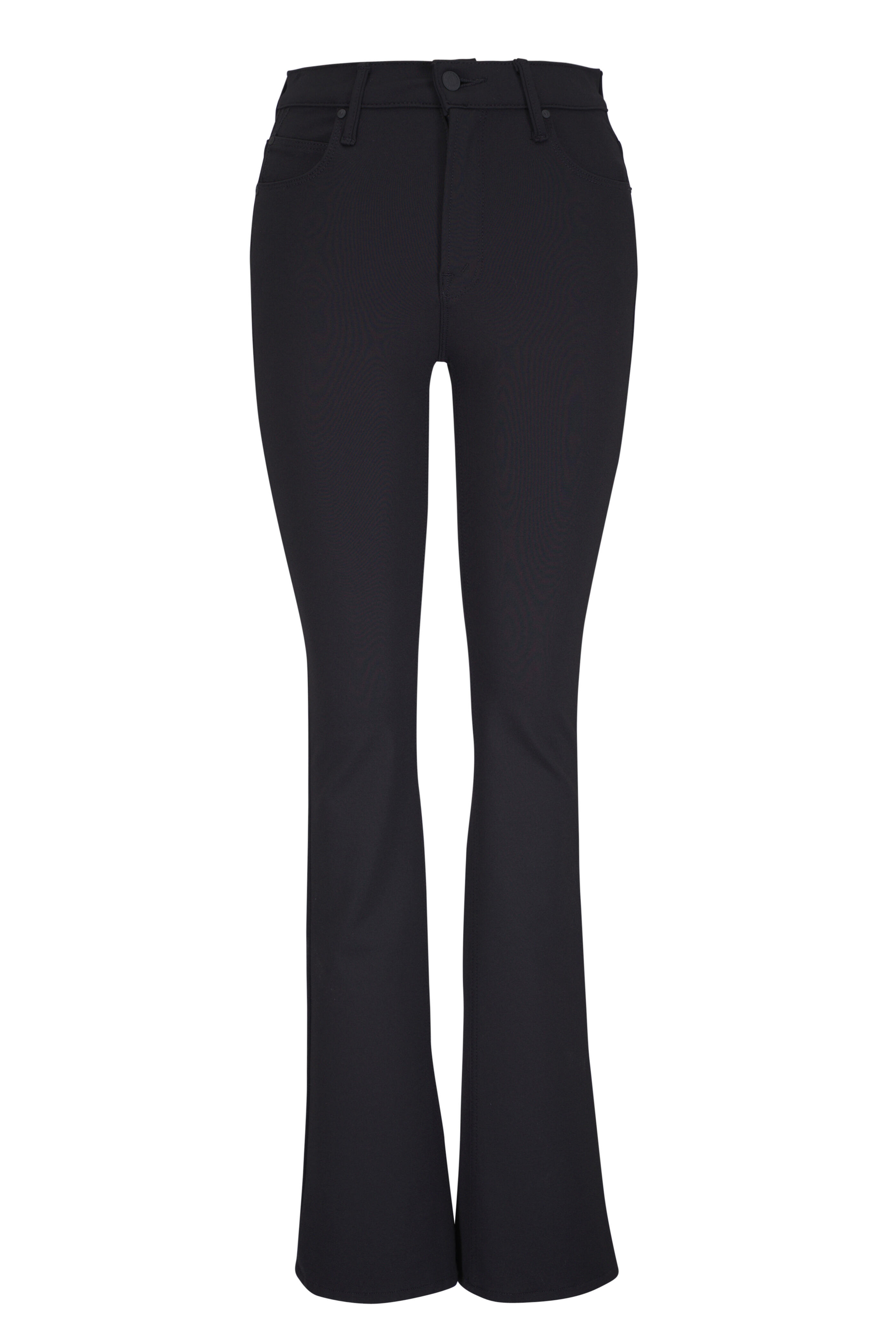 Mother - High Waisted Runway Black Flare Jean