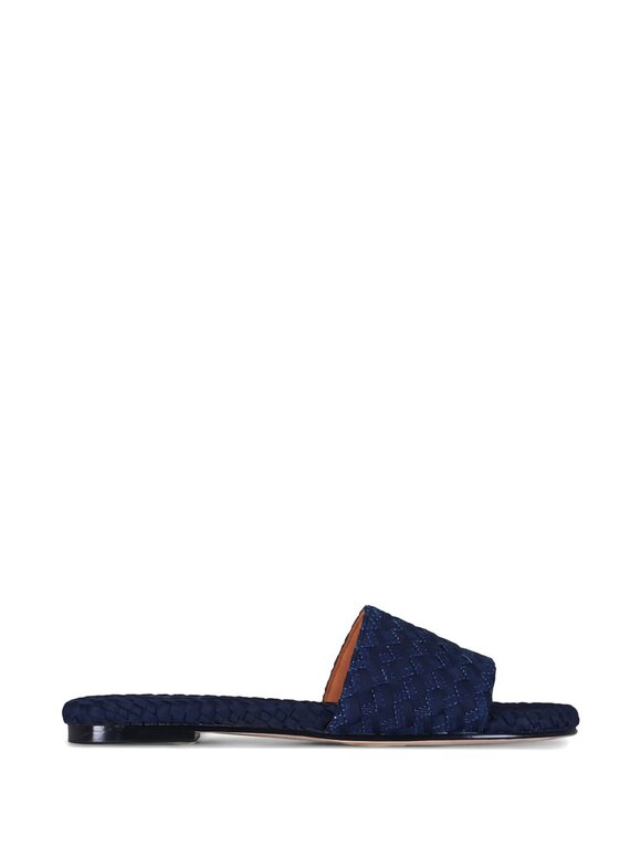 Naghedi St. Barths Indigo Double Weave Slide - view 6