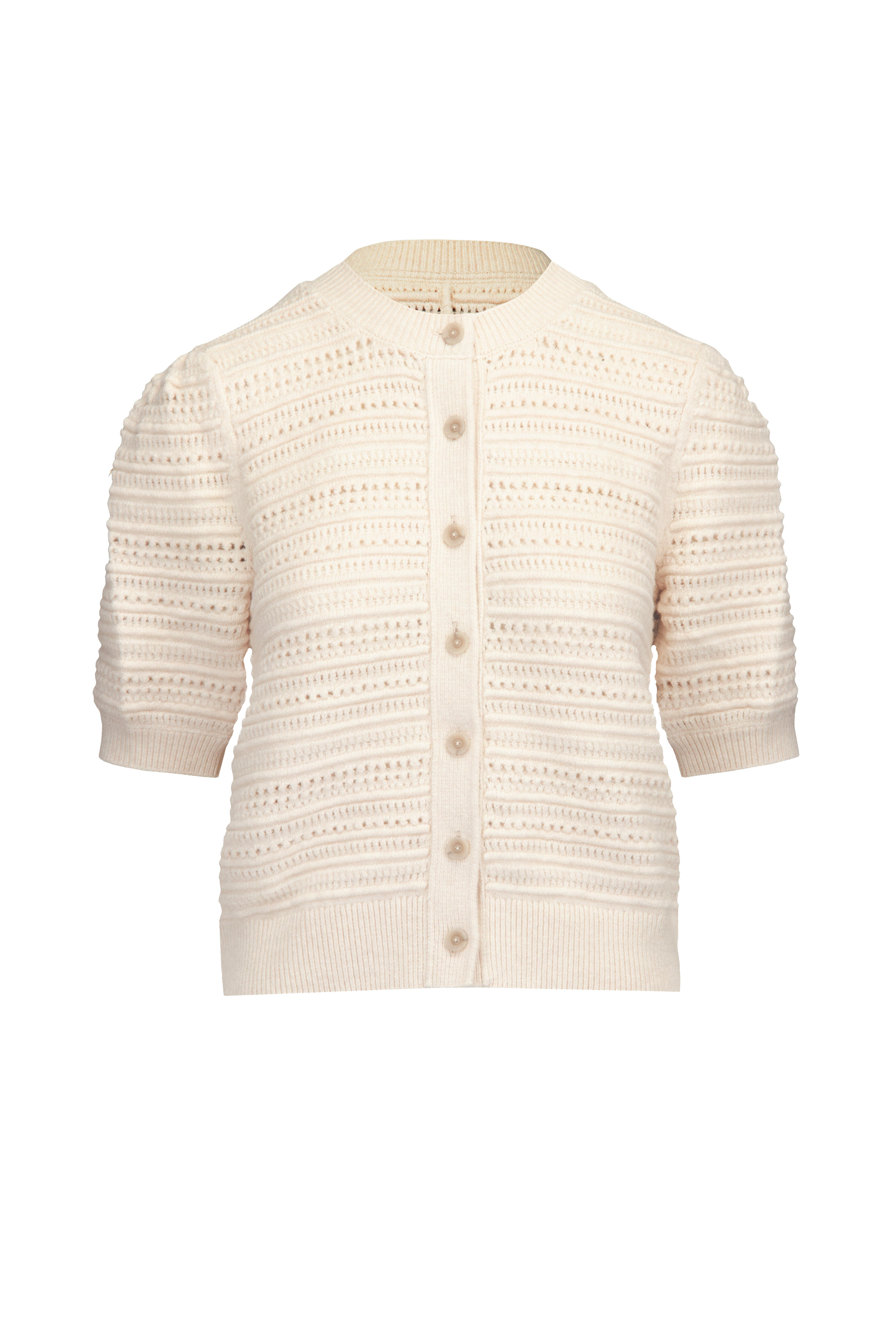 Brochu Walker - Havana Oatmeal Heather Multi Sitch Cardigan Top - view 1