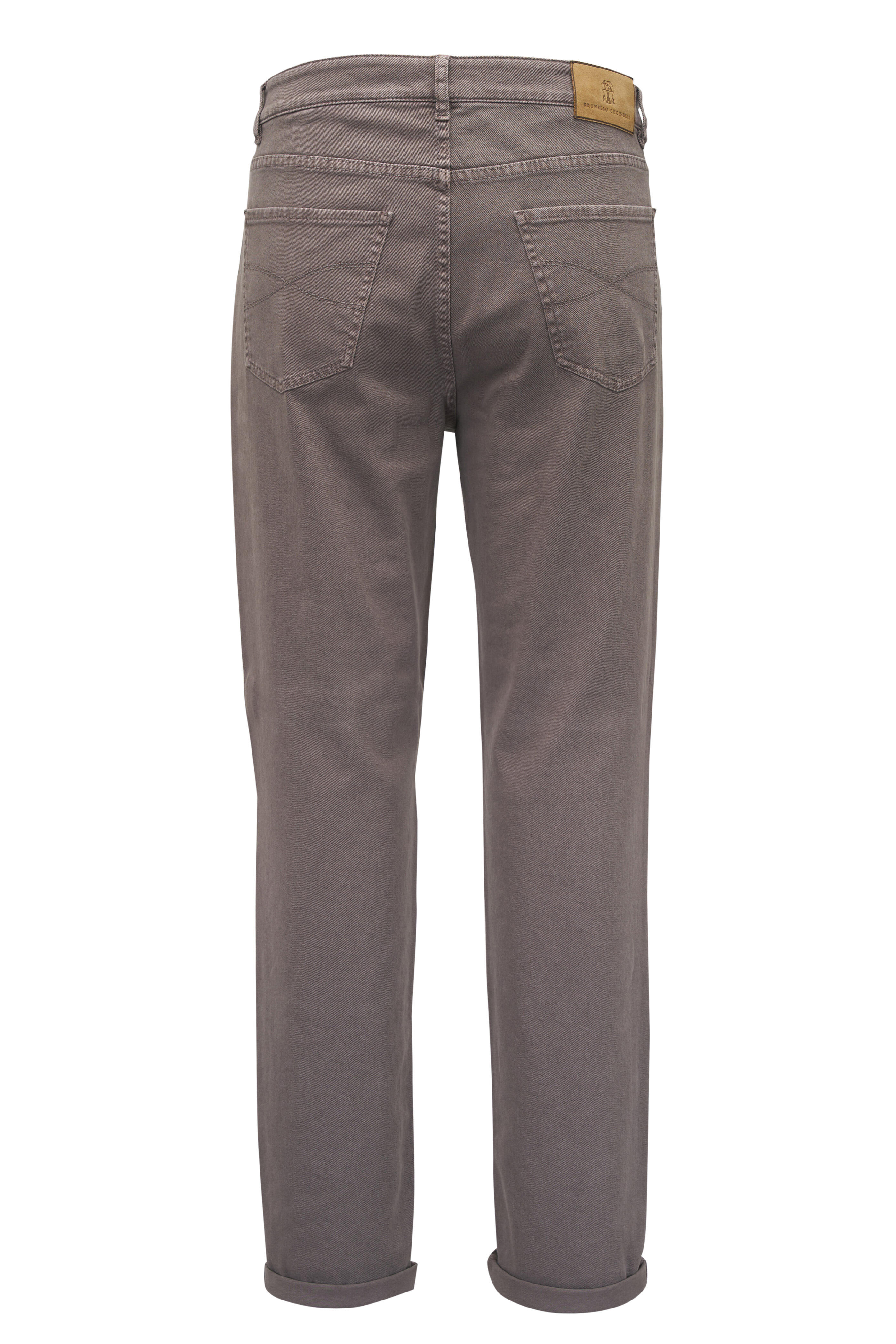 Brunello Cucinelli - Dove Traditional Fit Cotton Jean