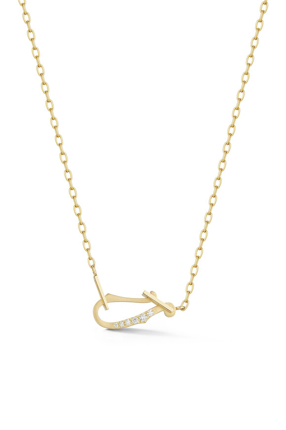 Jade Trau 18k Yellow Gold Diamond Lola Necklace
