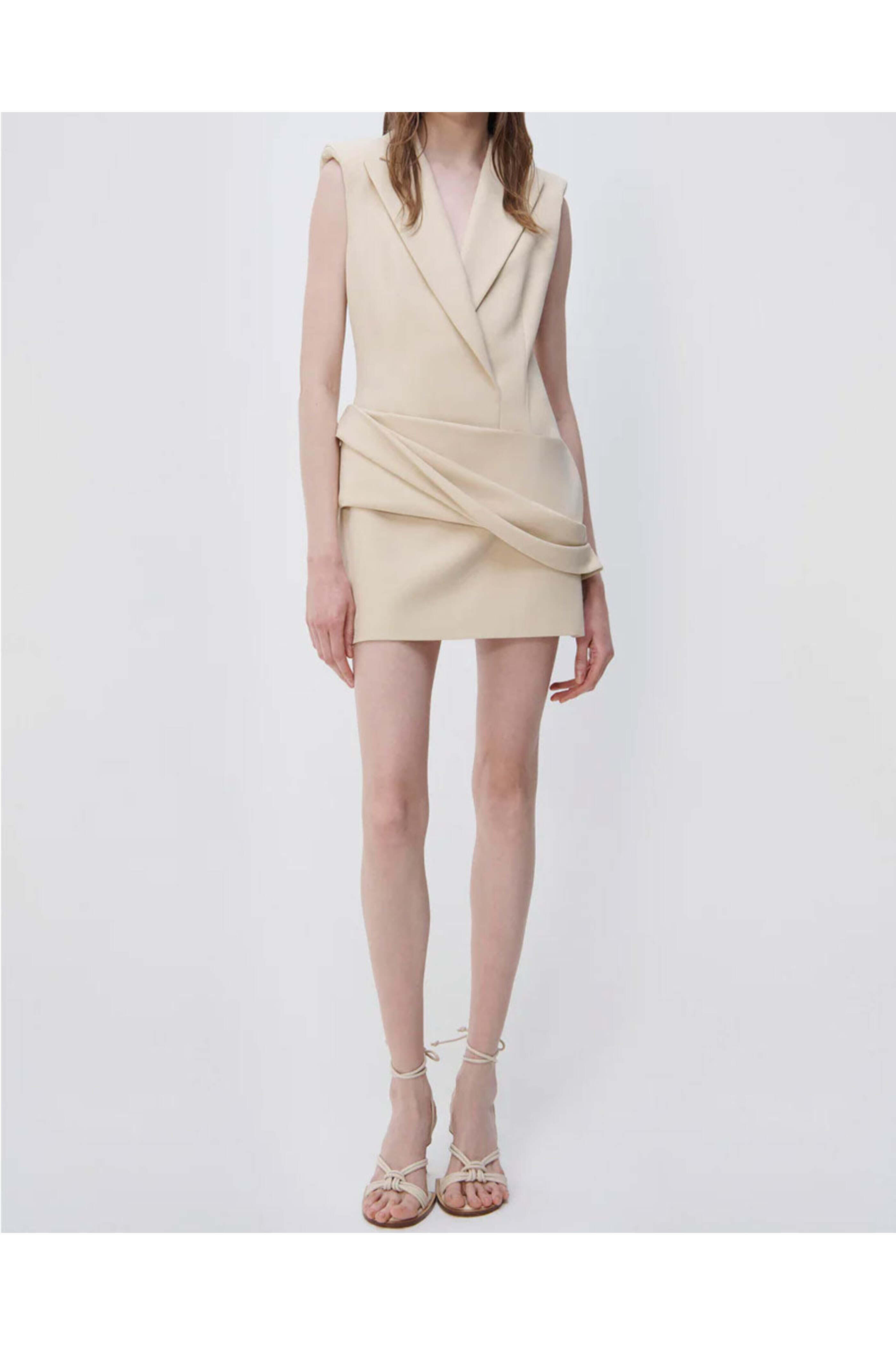 Simkhai - Dried Pineapple Cocktail Crepe Messina Dress