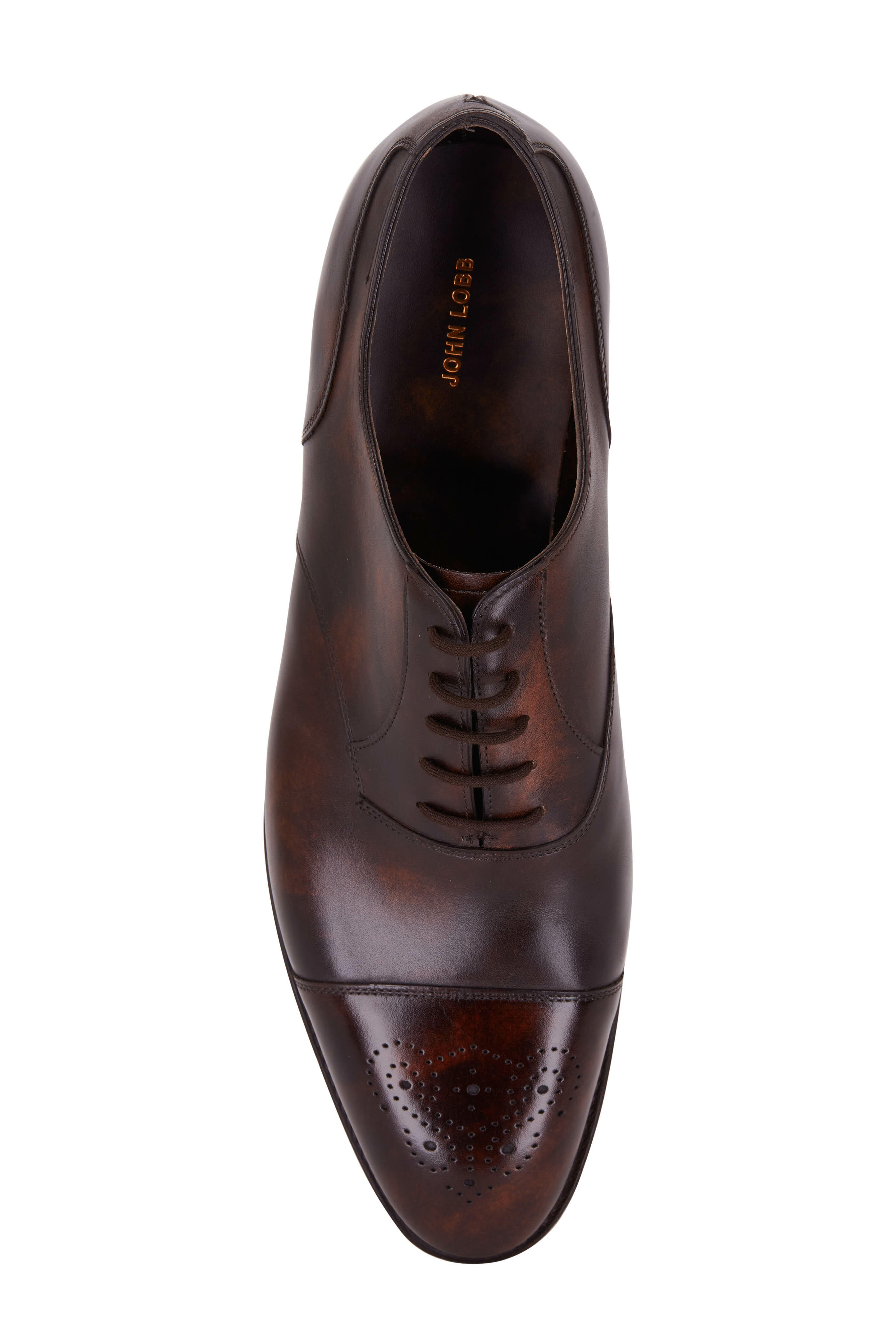 John Lobb - Hartland Dark Brown Leather Dress Shoe