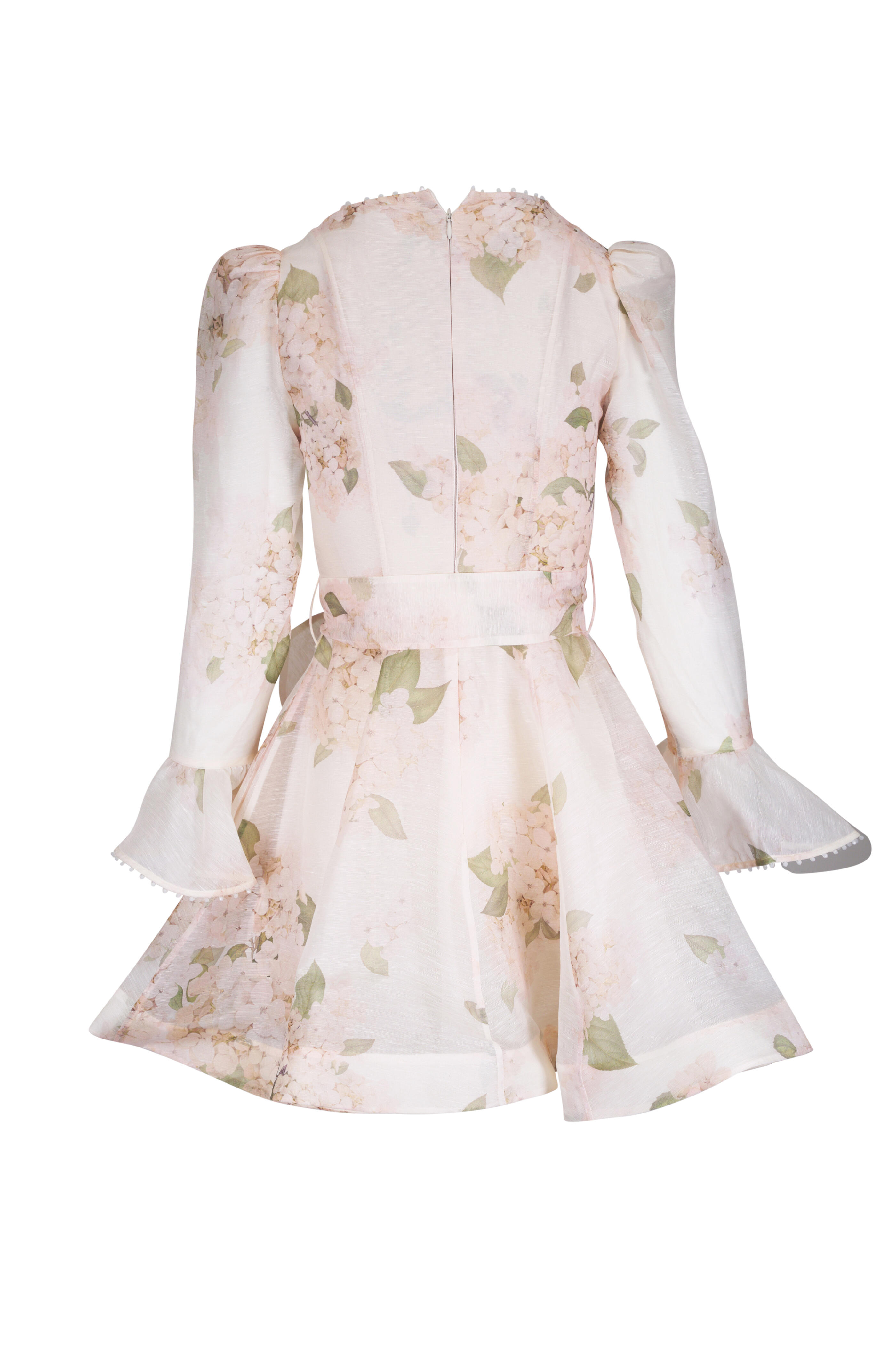 Zimmermann - Balance White Hydrangea Mini Dress