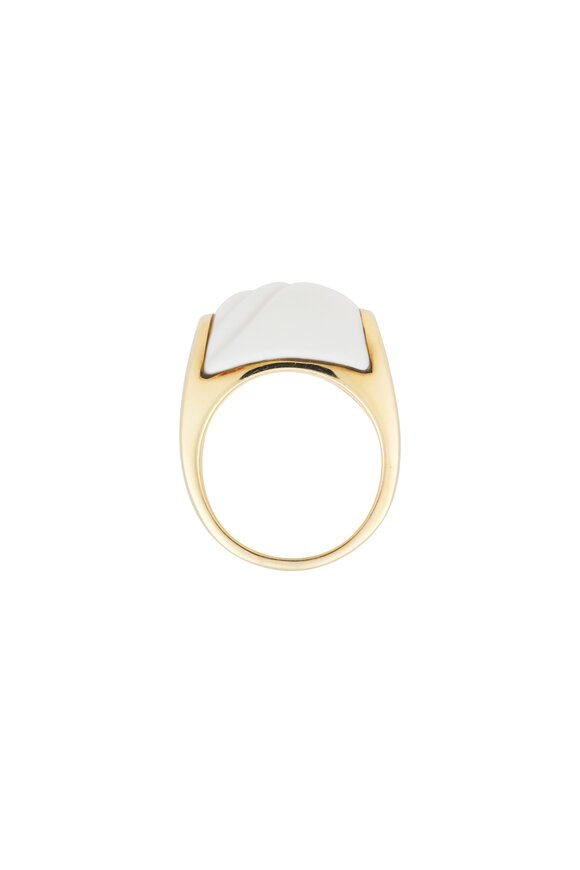 Vintage Collection - Yellow Gold & Ceramic Ring