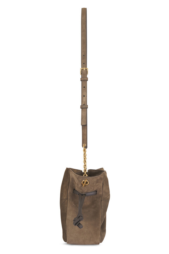 Saint Laurent Jamie Light Musk Suede Chain Shoulder Bag - view 3
