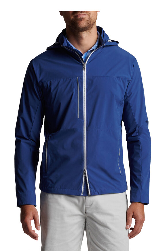 Peter Millar - Atlantic Blue Shorefront Windbreaker Jacket