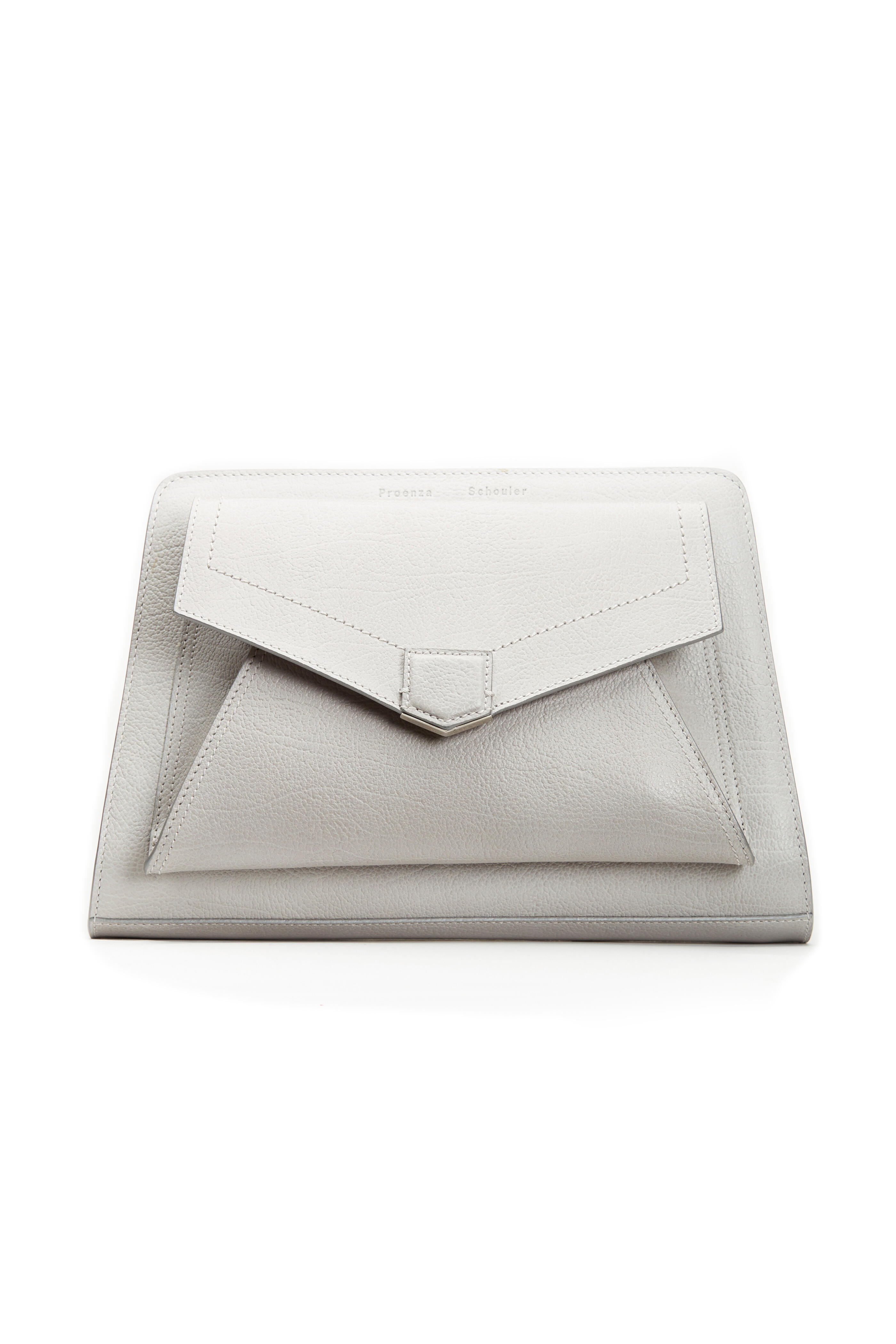 PS13 Gray Envelope Clutch