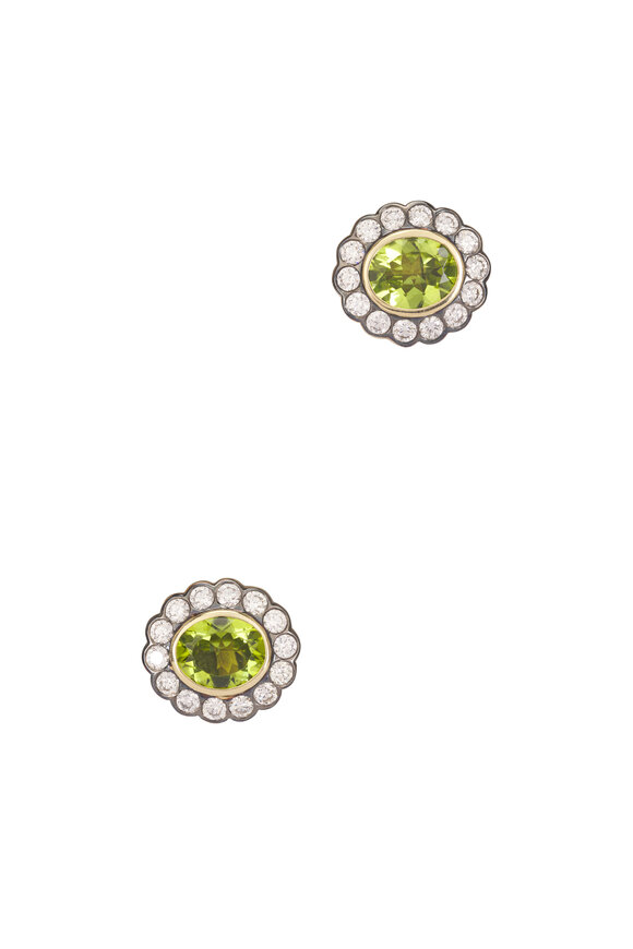 Marlo Laz 14k Yellow Gold Alexandra Studs - view 1