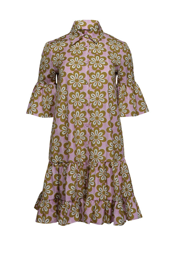 La DoubleJ - Night Garden Boom Dress in Faille | Mitchell Stores