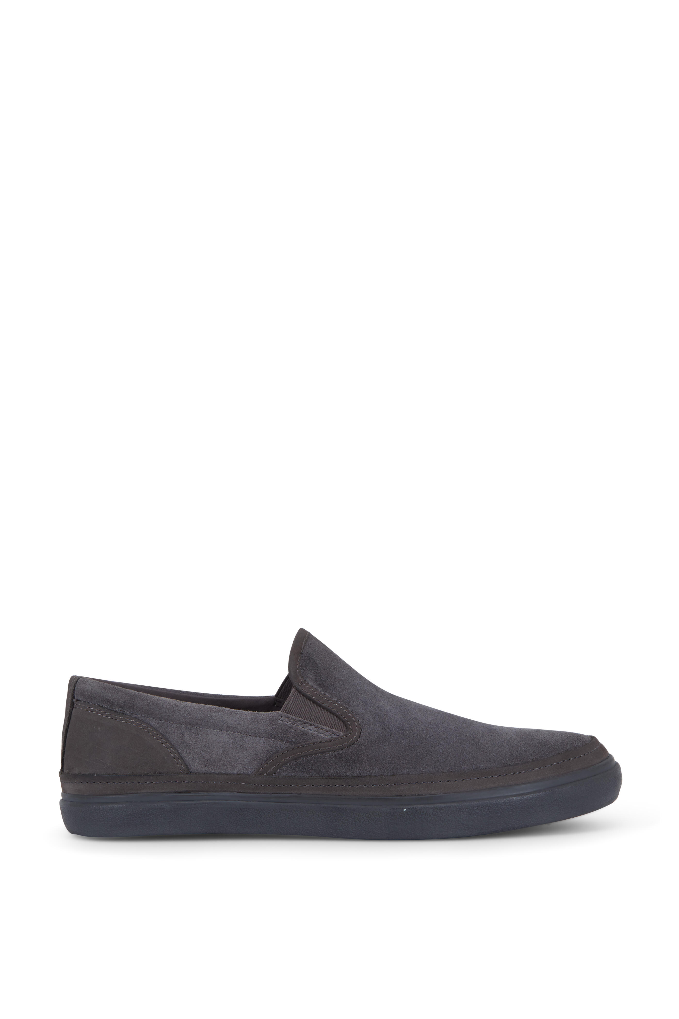 John Varvatos - Jet Oxide Suede Slip-On Sneaker