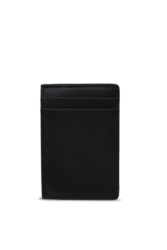 Valentino Garavani VLogo Nero Leather Coin & Card Case - view 2
