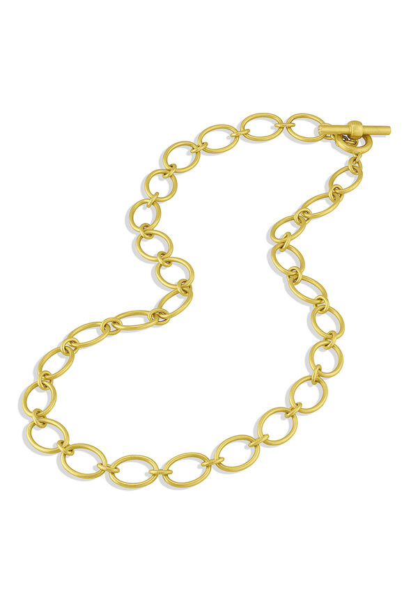 Leigh Maxwell - Large Chain Two Diamond Necklace