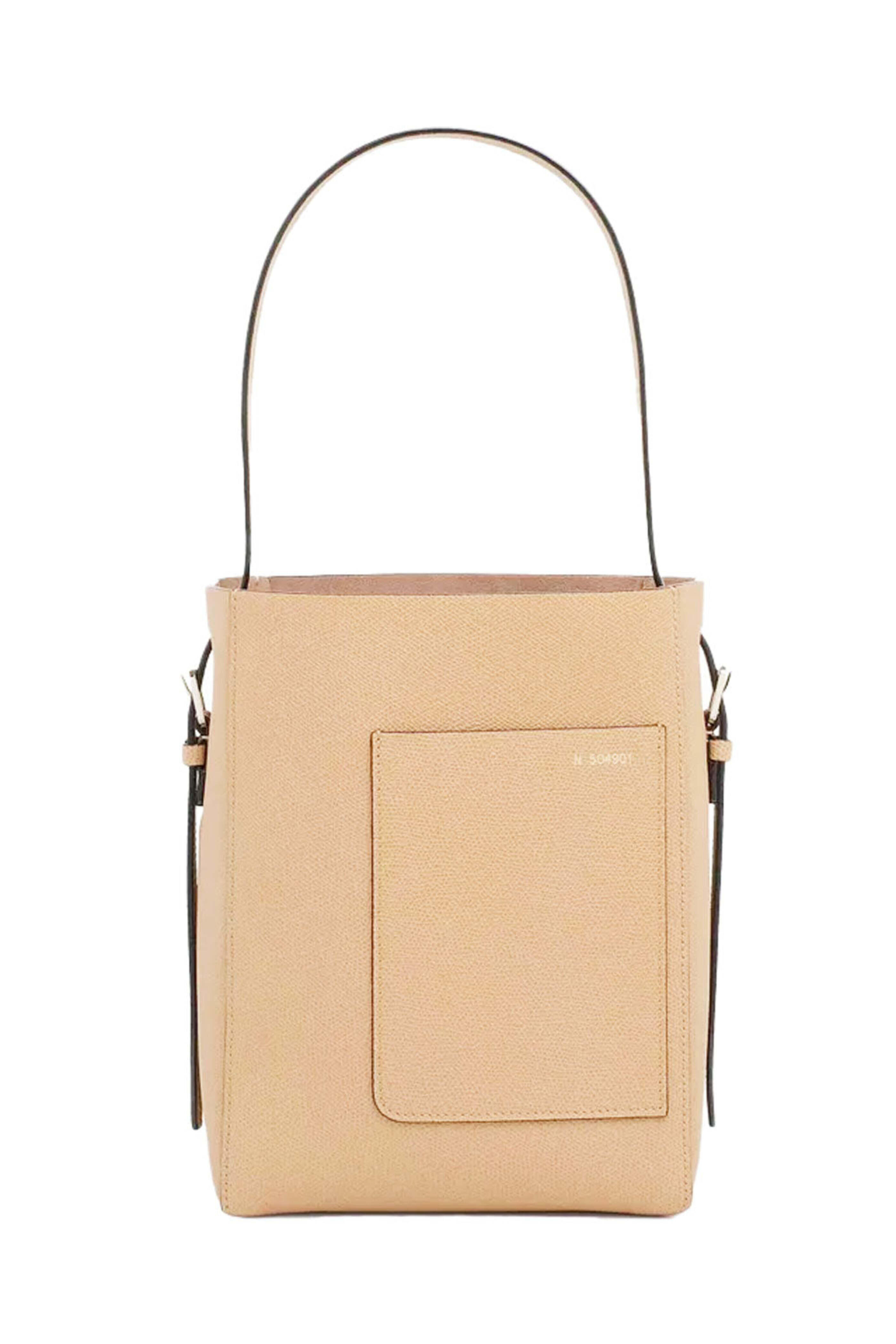 Valextra - Mini Bucket Bag in Beige