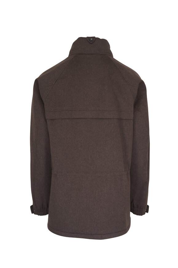Loro Piana Icer Dark Amber Cashmere Field Jacket - view 2