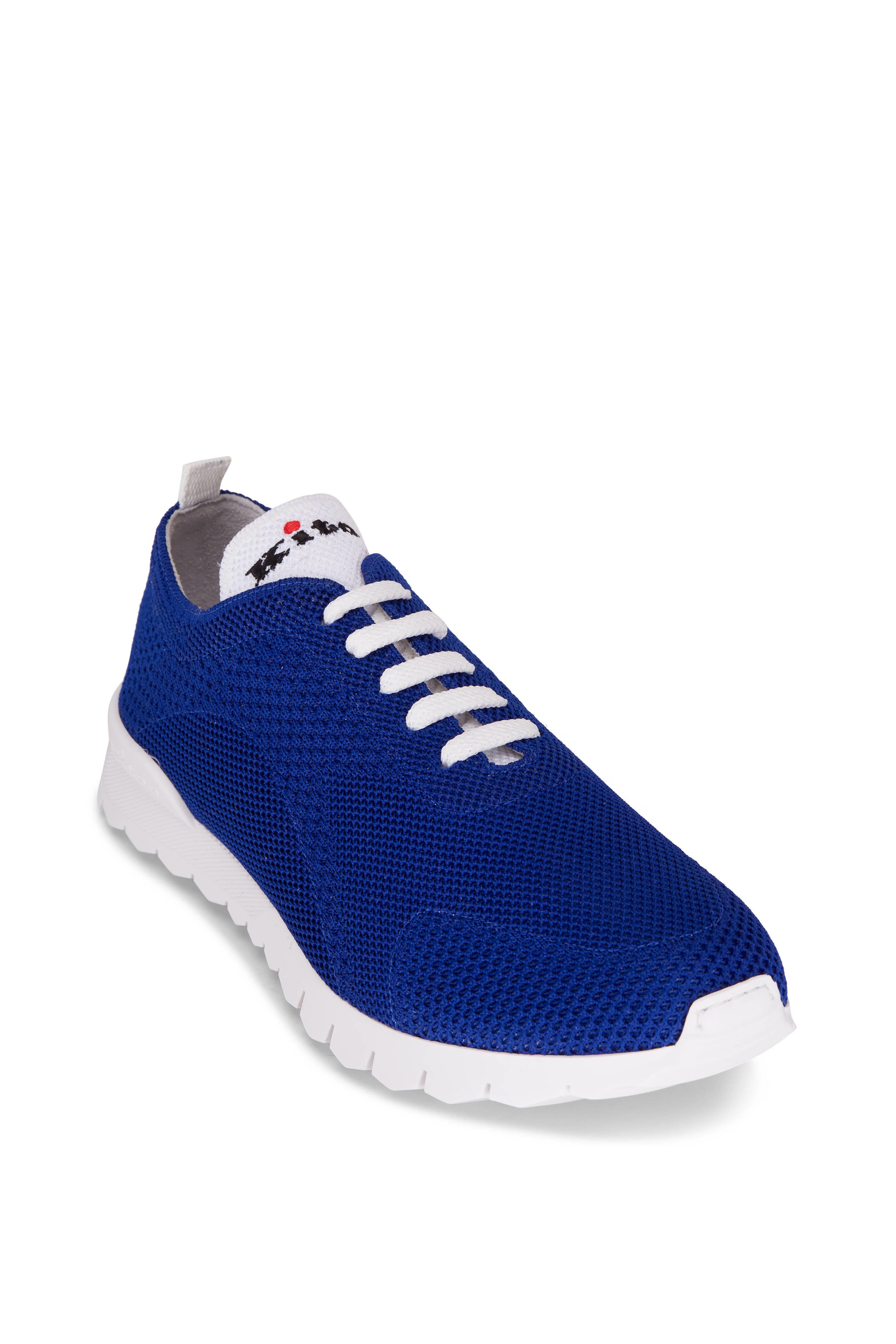 Kiton - Blue Knit Sneaker | Mitchell Stores