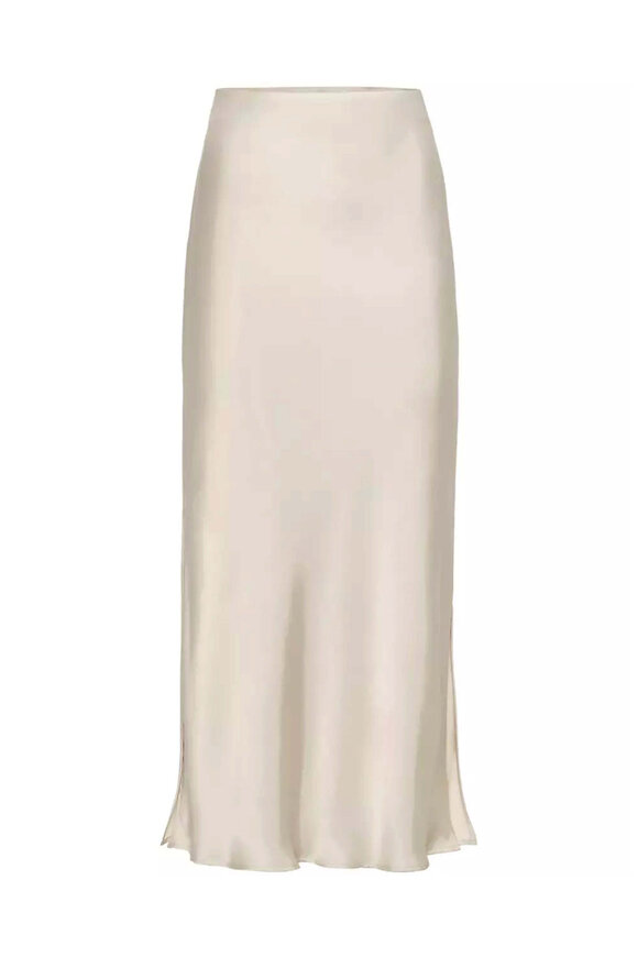 Brunello Cucinelli - Light Dessert Linen Maxi Skirt
