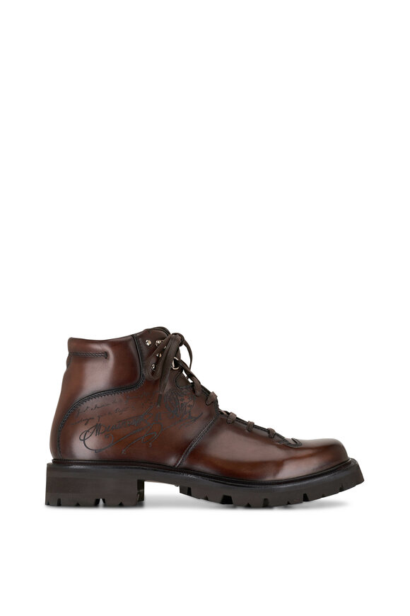 Berluti - Brunico Marrone Intenso Brown Leather Boot 