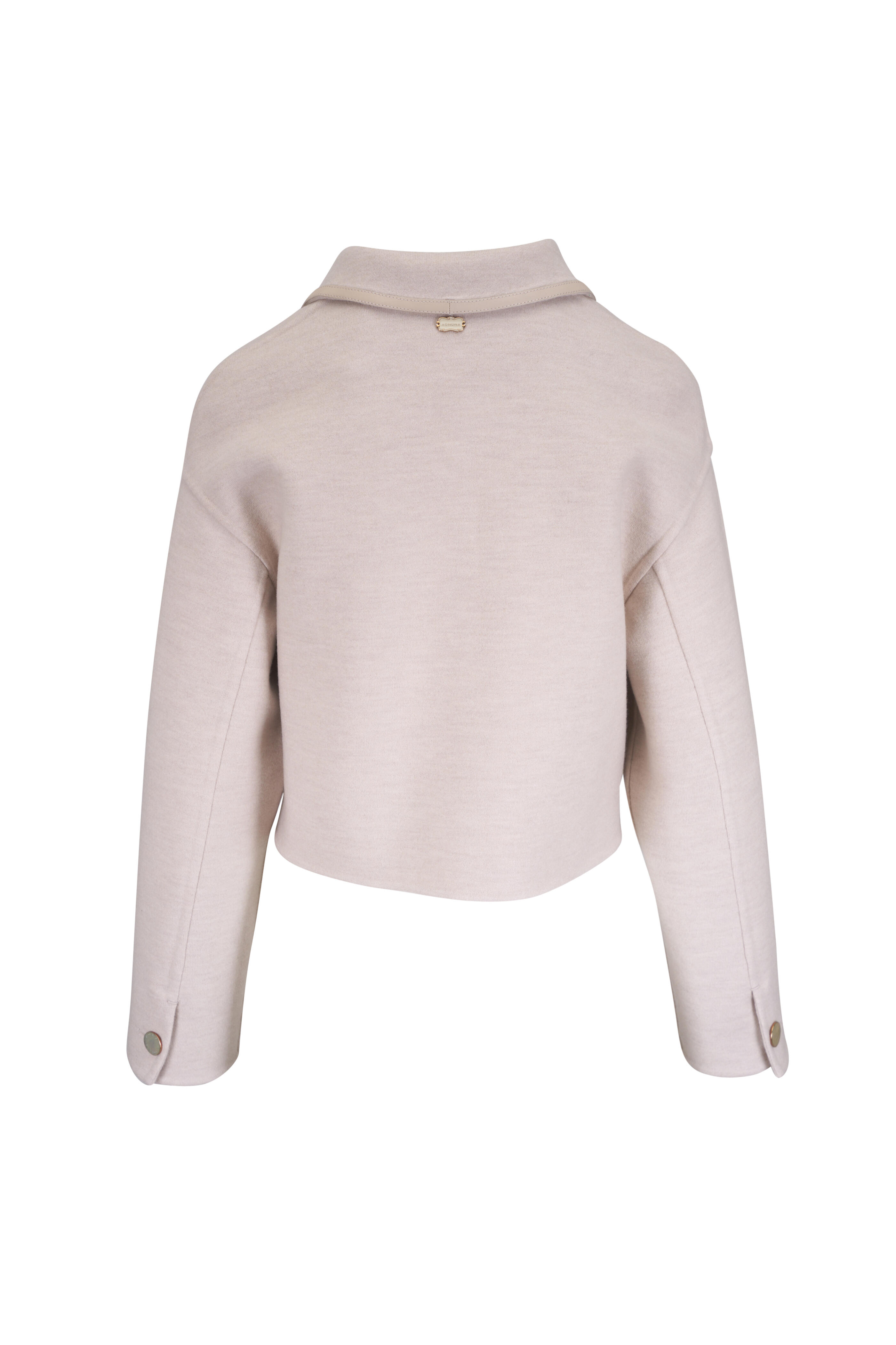 Agnona - Heavy Wool & Cashmere Cropped Jacket