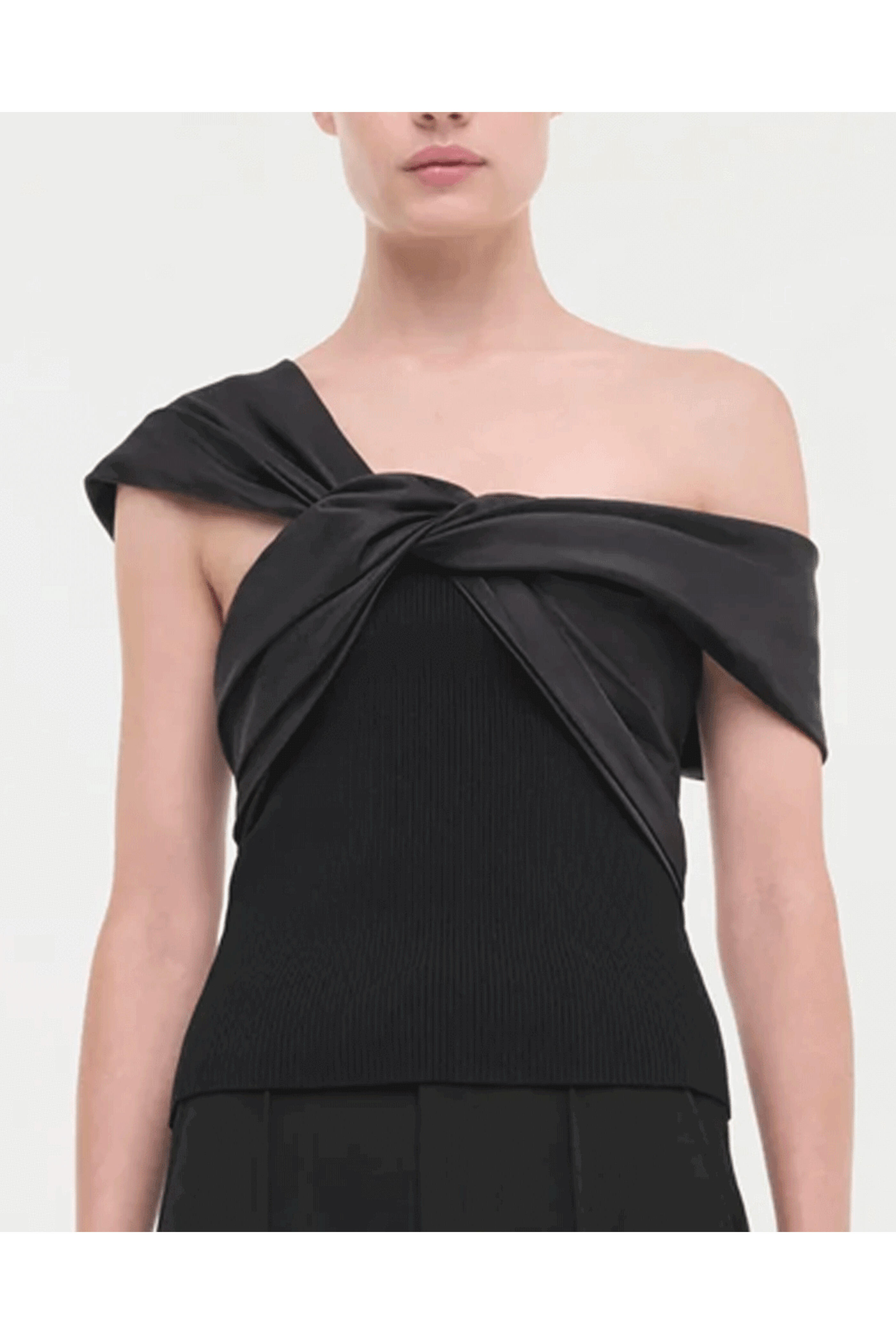 Simkhai - Black Celiana Knit Combo Top