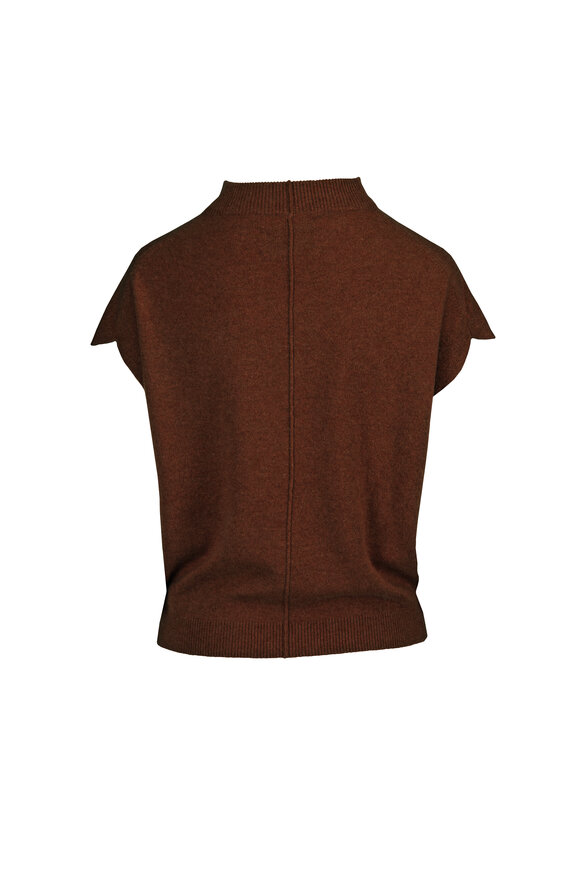 Brochu Walker Morten Java Funnel Neck Cashmere Blouse - view 2