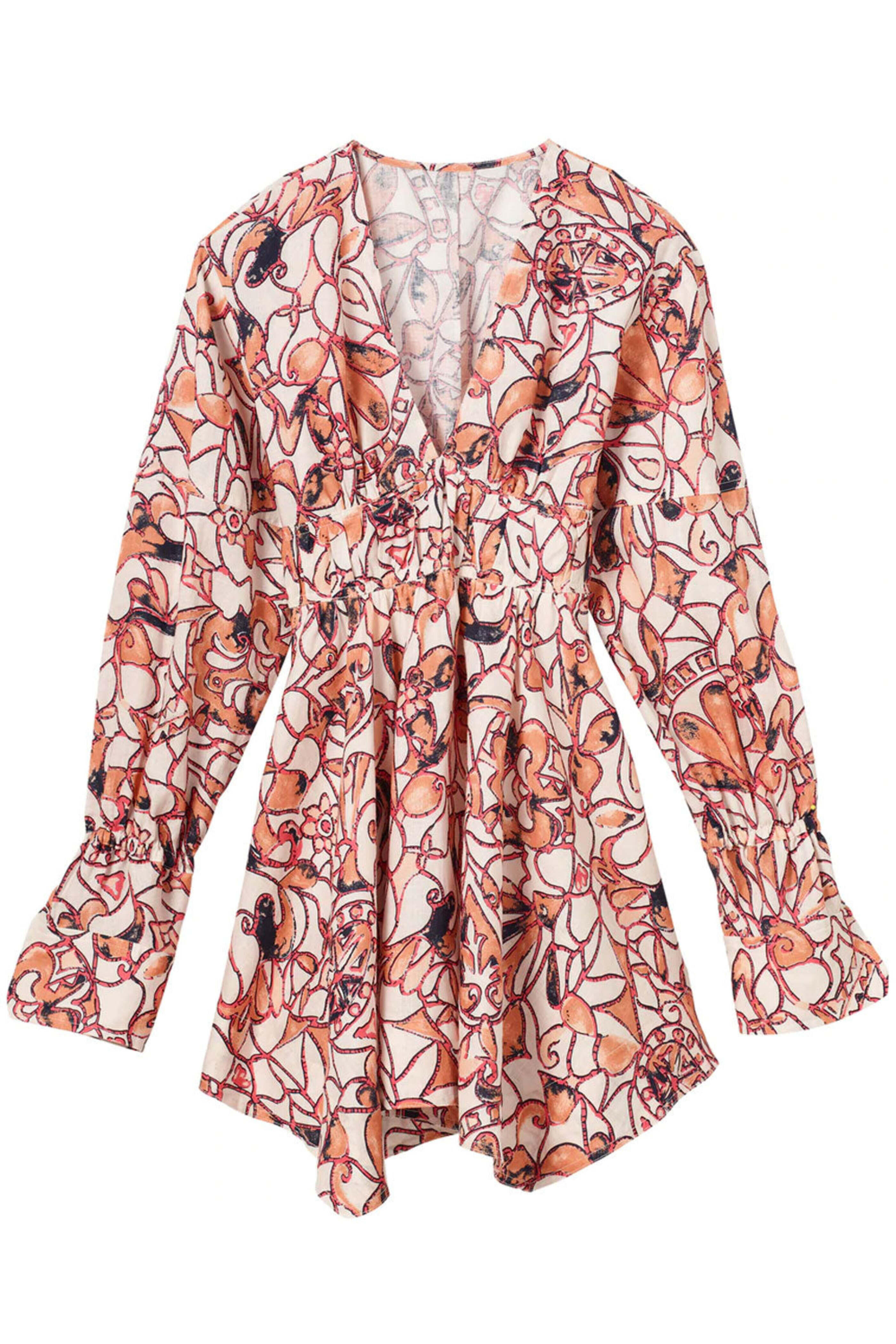 A.L.C. - White Multi Salina Mini Dress