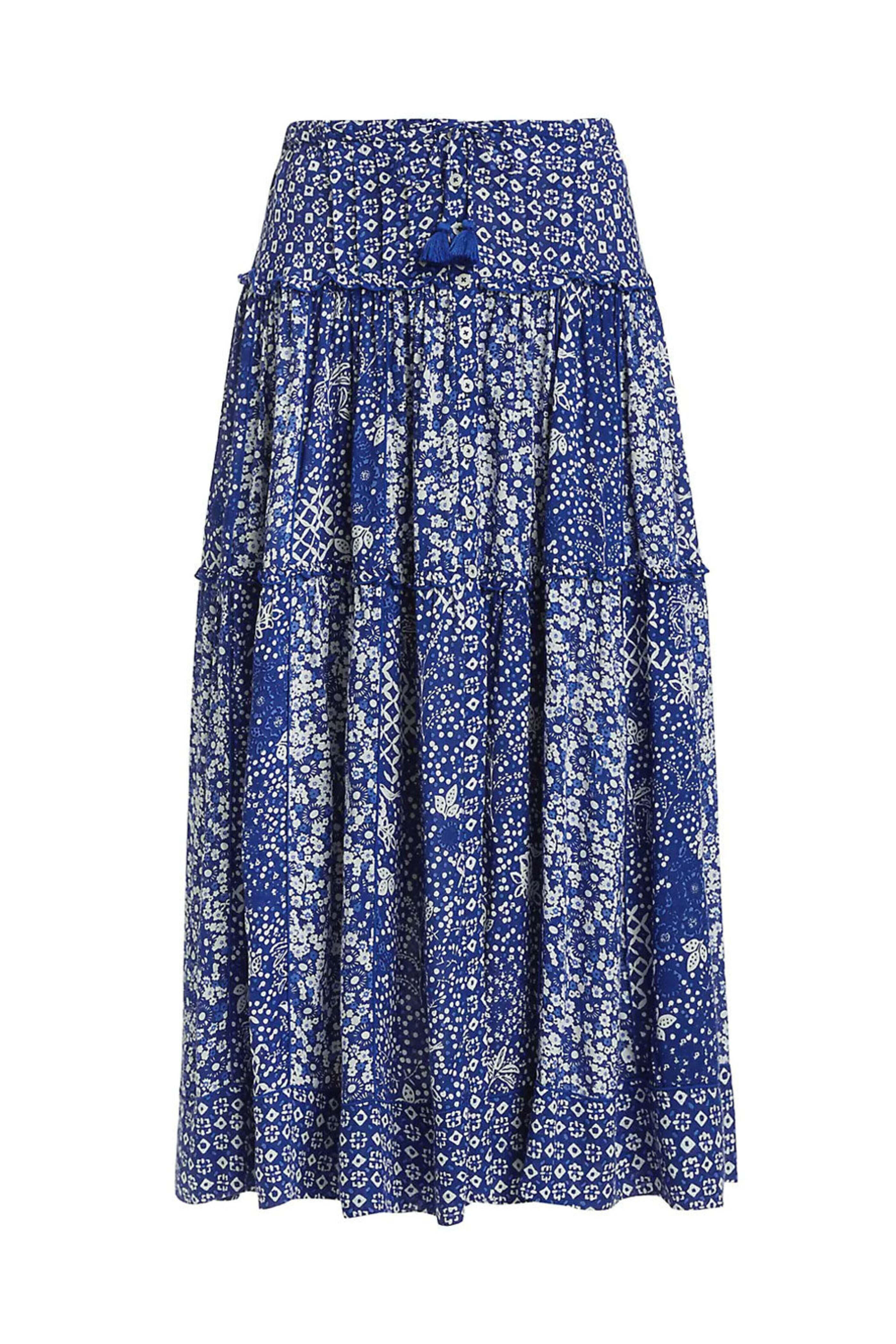 Poupette St Barth - Blue Antibes Nana Maxi Skirt