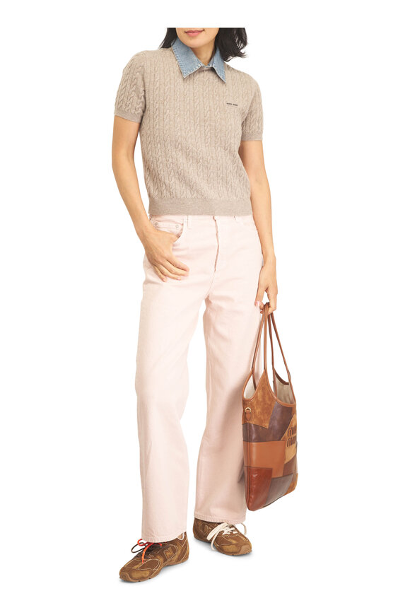 Miu Miu Brown Wool & Cashmere Top - view 2